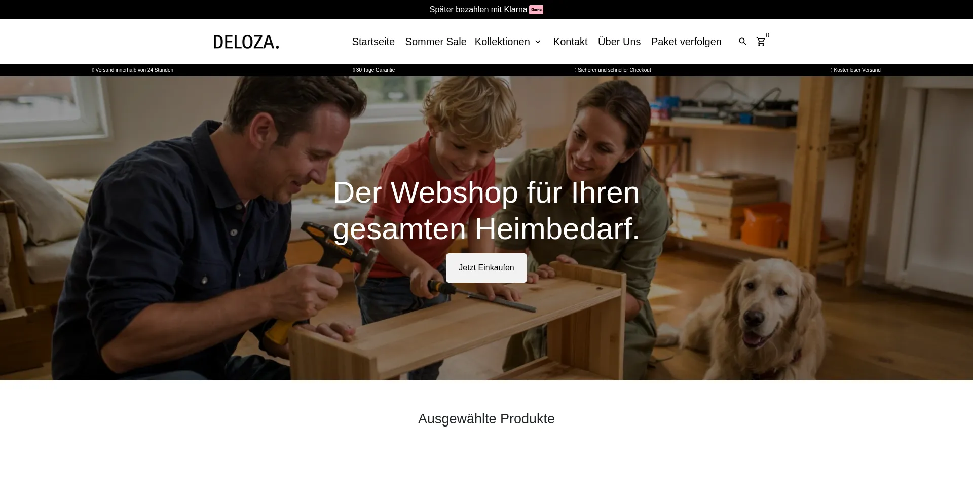 Delozastore.de Screenshot