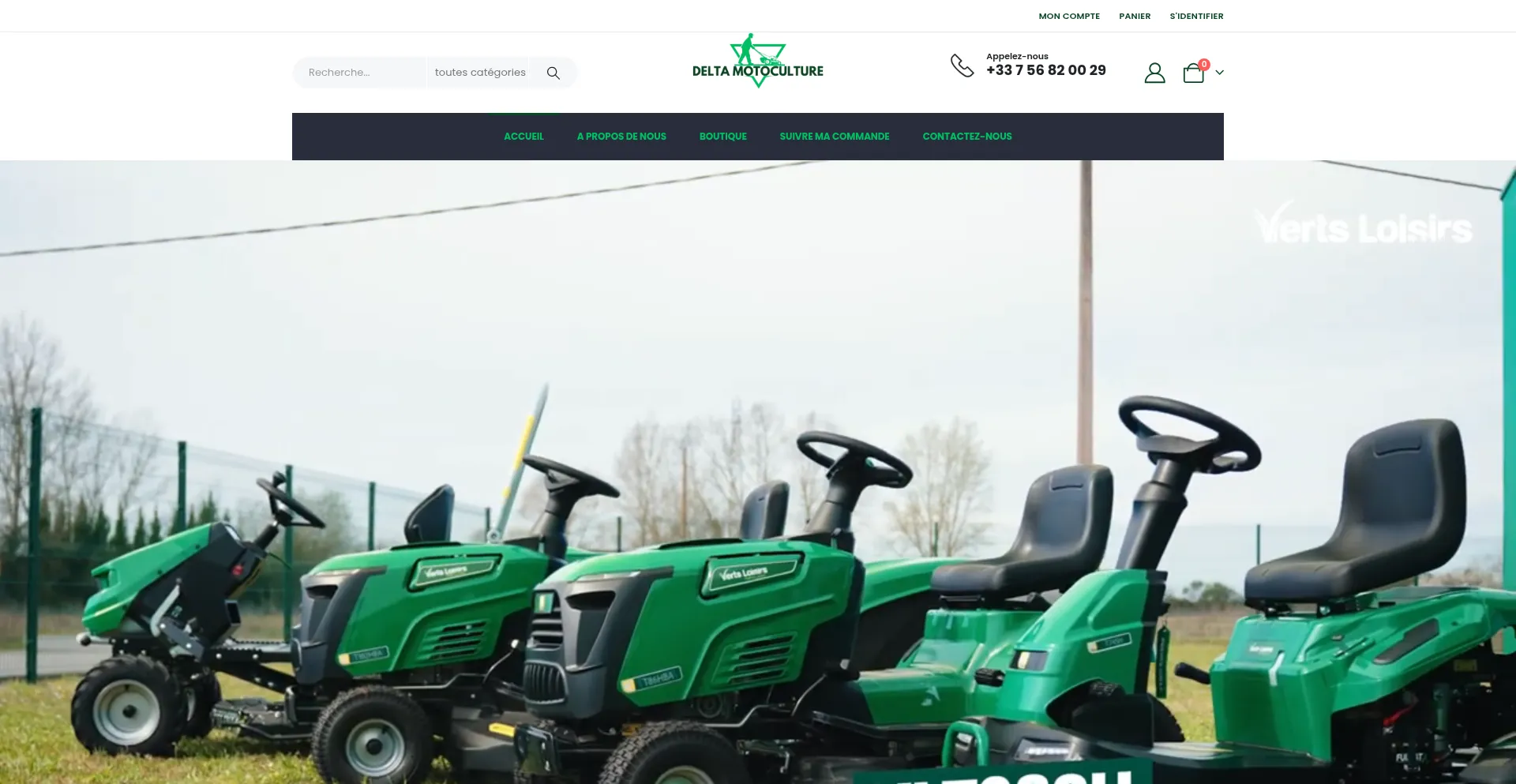 Website screenshot of Deltamotoculture.com