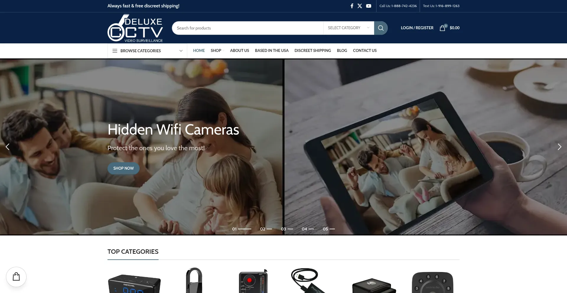 Deluxecctv.com Screenshot
