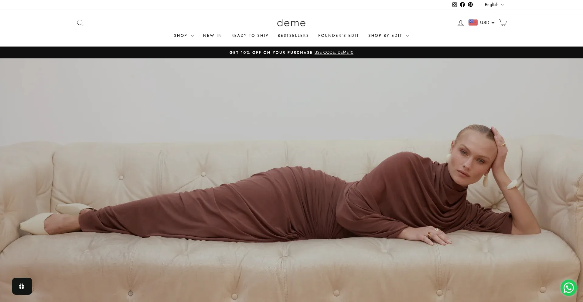 Demebygabriella.com Screenshot