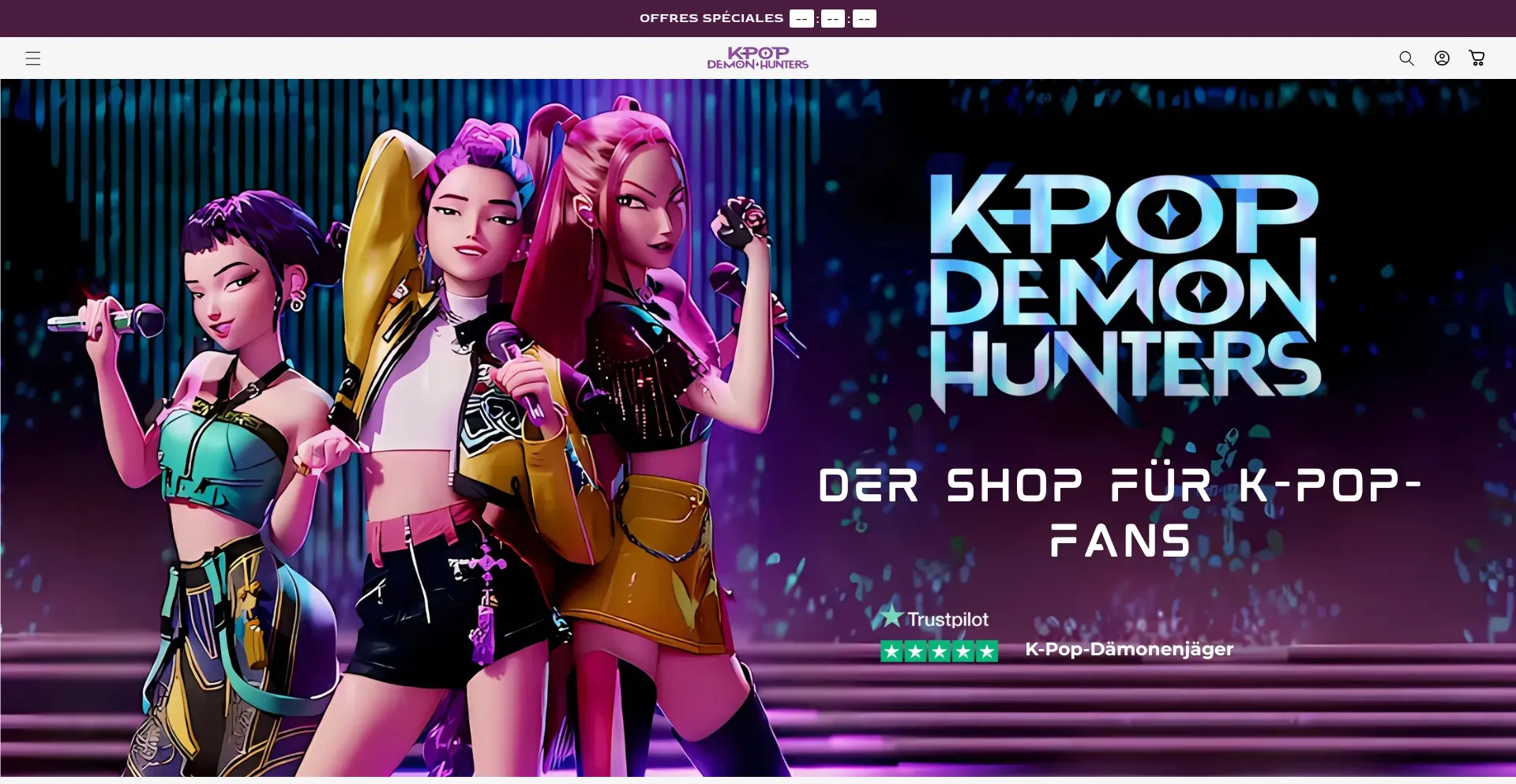 Demonhunterskpop.com Screenshot