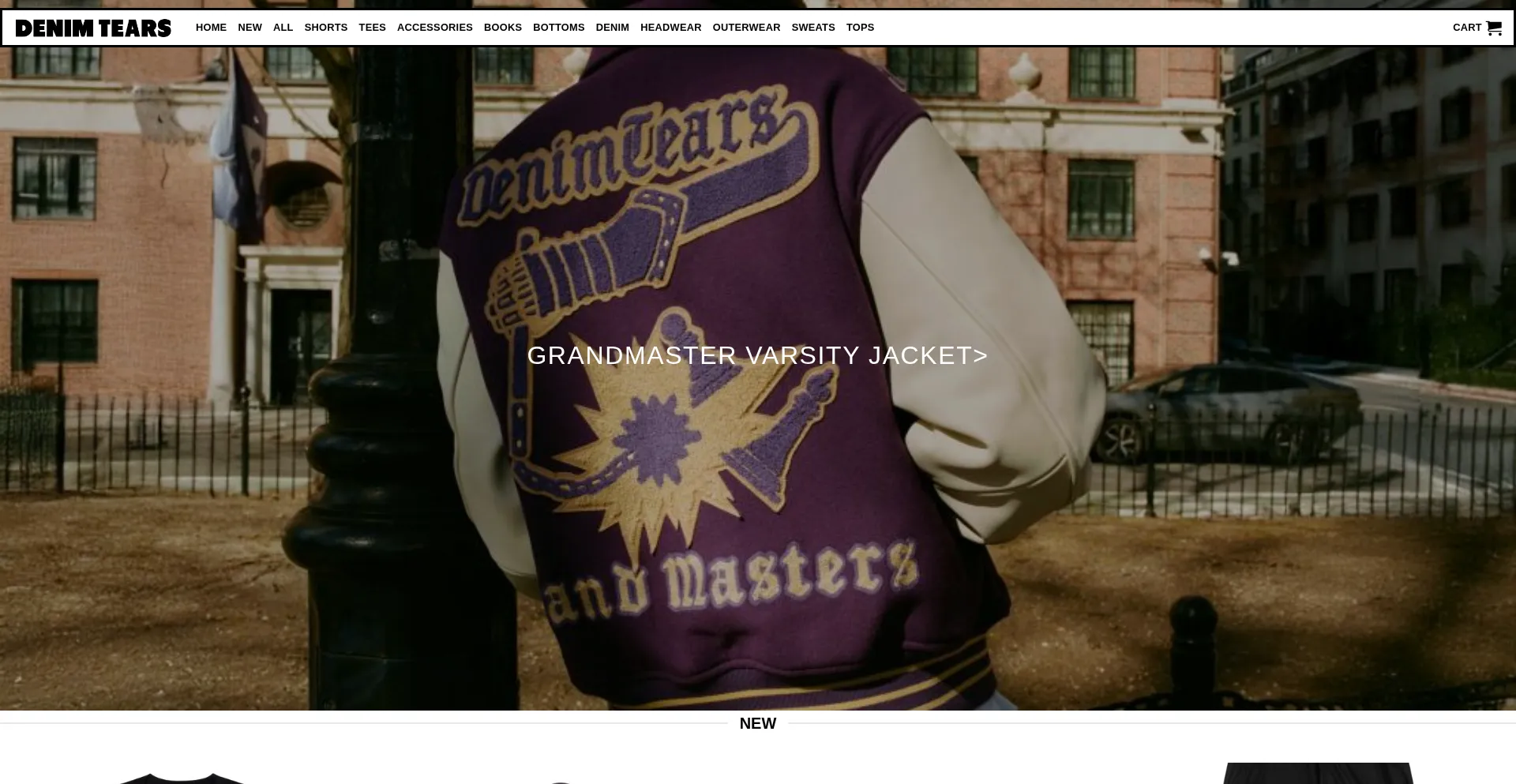 Website screenshot of Denimtearsus.com