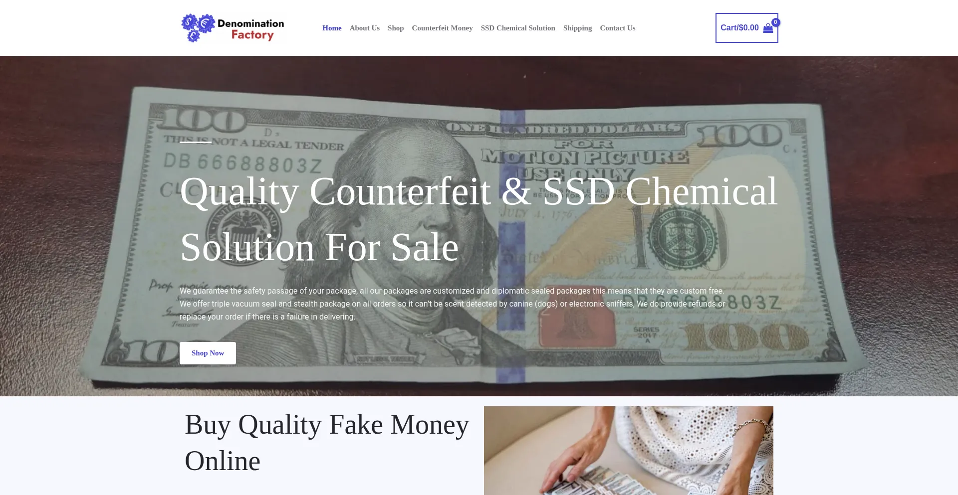 Denominationfactory.com Screenshot