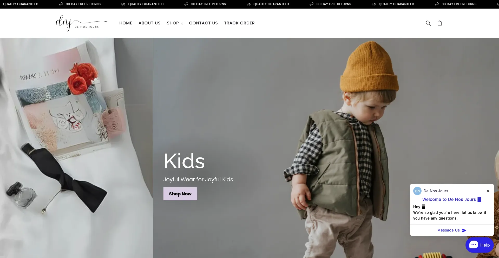 Website screenshot of Denosjours.us