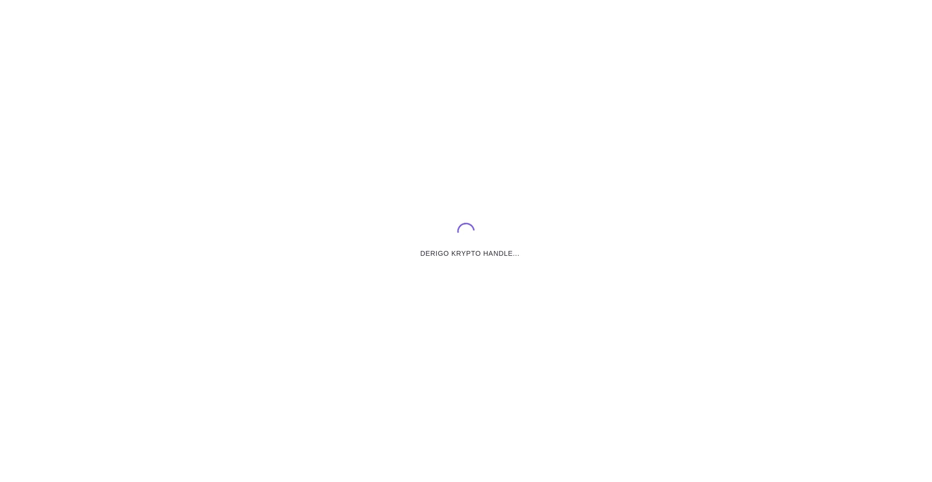 Website screenshot of Derigokryptohandle.com