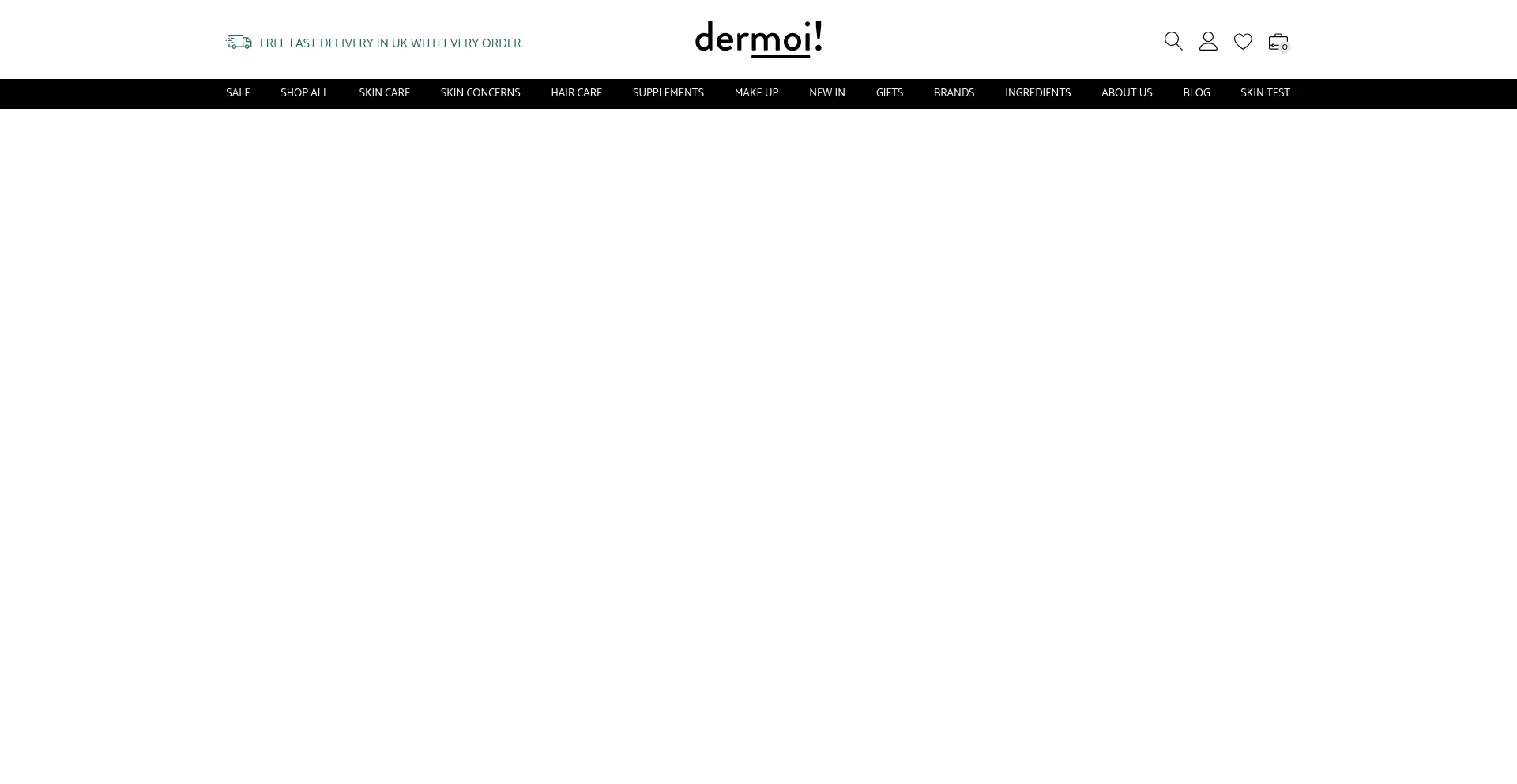 Website screenshot of Dermoi.com
