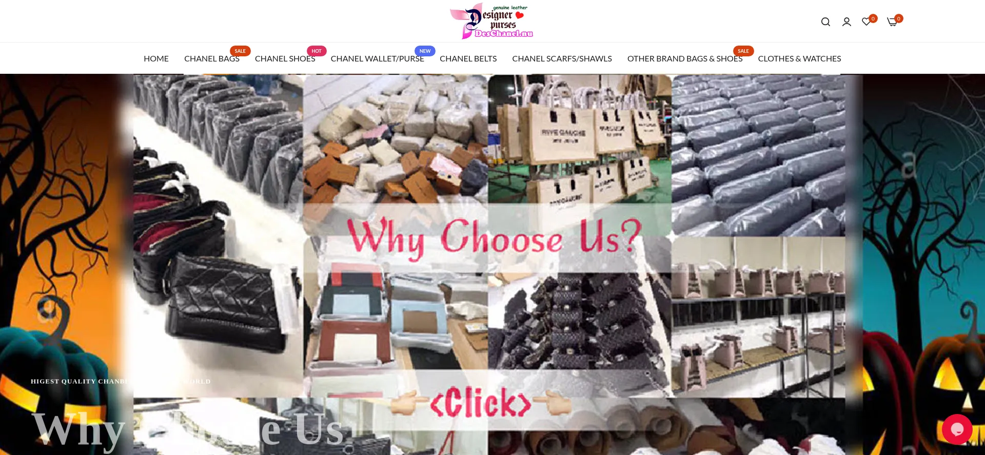 Website screenshot of Deschanel.nu