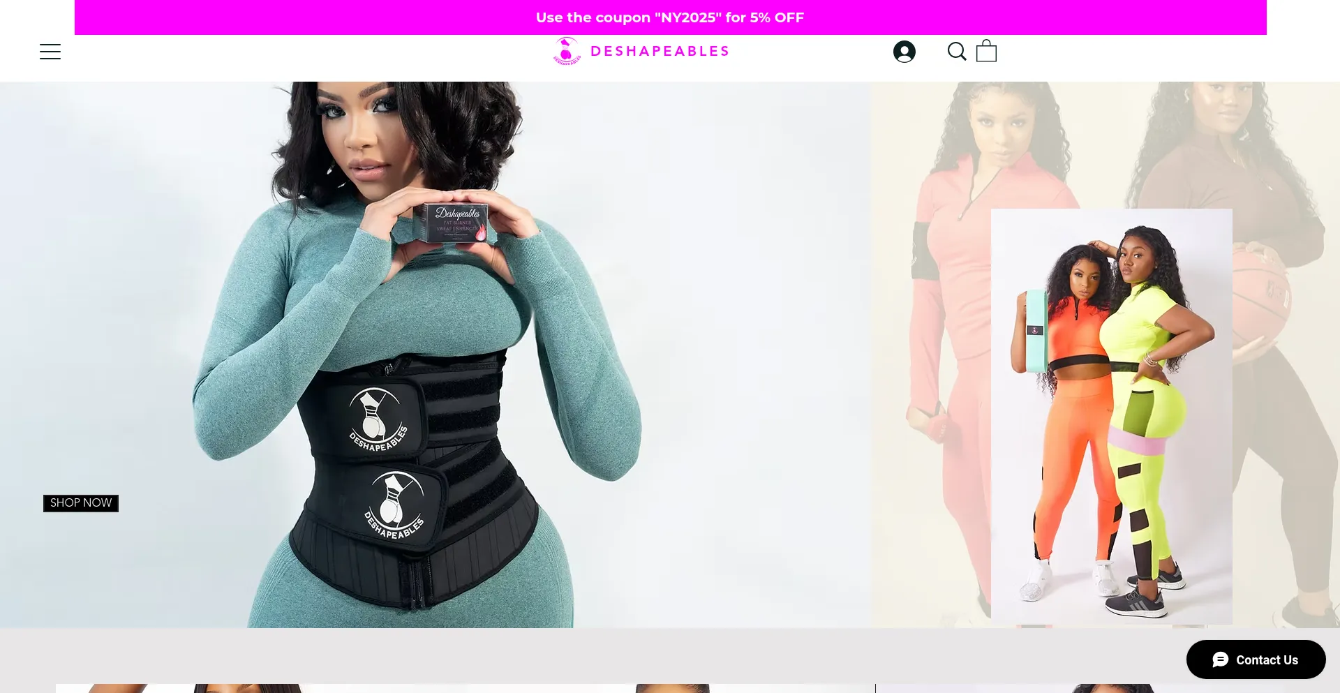 Deshapeables.co.uk Screenshot