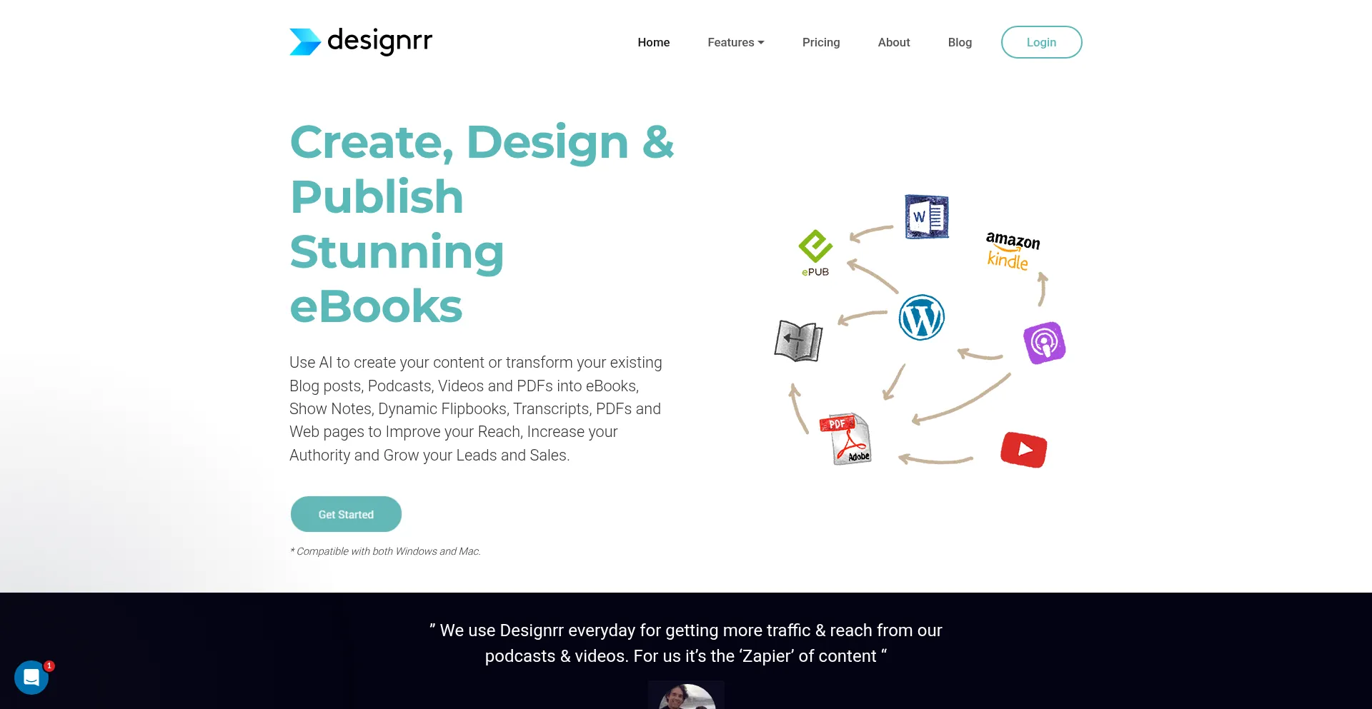 Designrr.io Screenshot