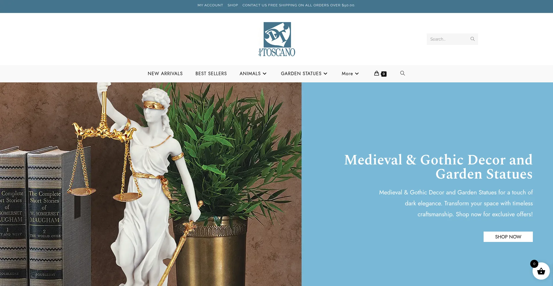 Designtoscanotatues.com