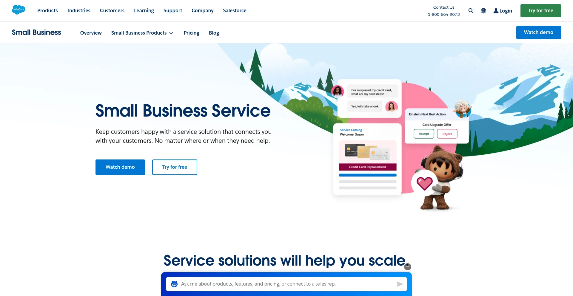 Website screenshot of Desk.com