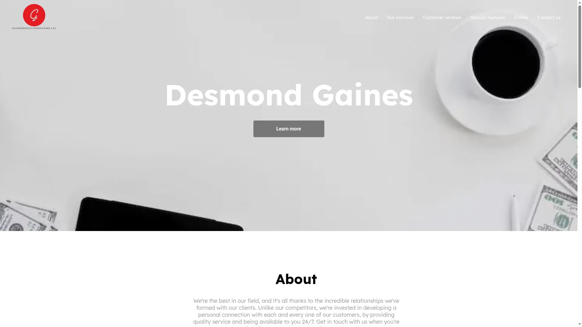 Desmondgainesinnovation.com