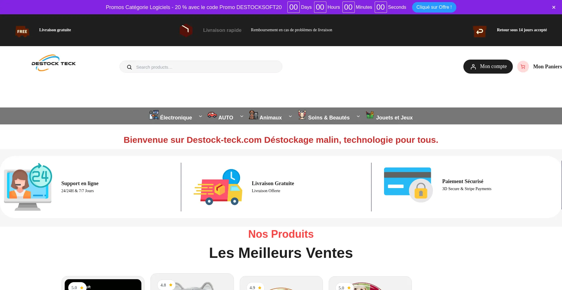 Destock-teck.com 安全可靠吗？