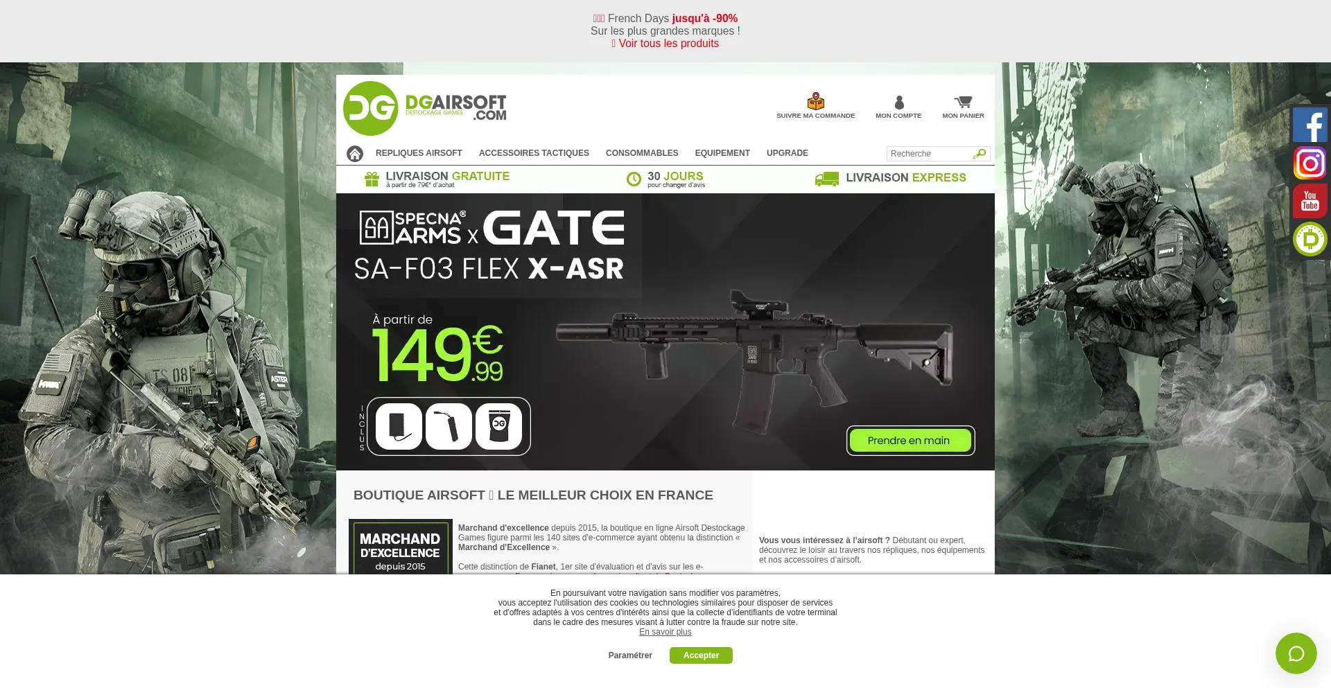 Destockage-games.com Screenshot