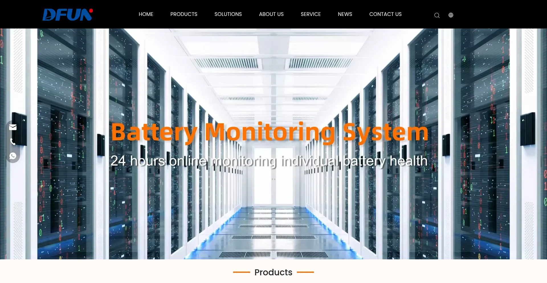 Website screenshot of Dfuntech.com