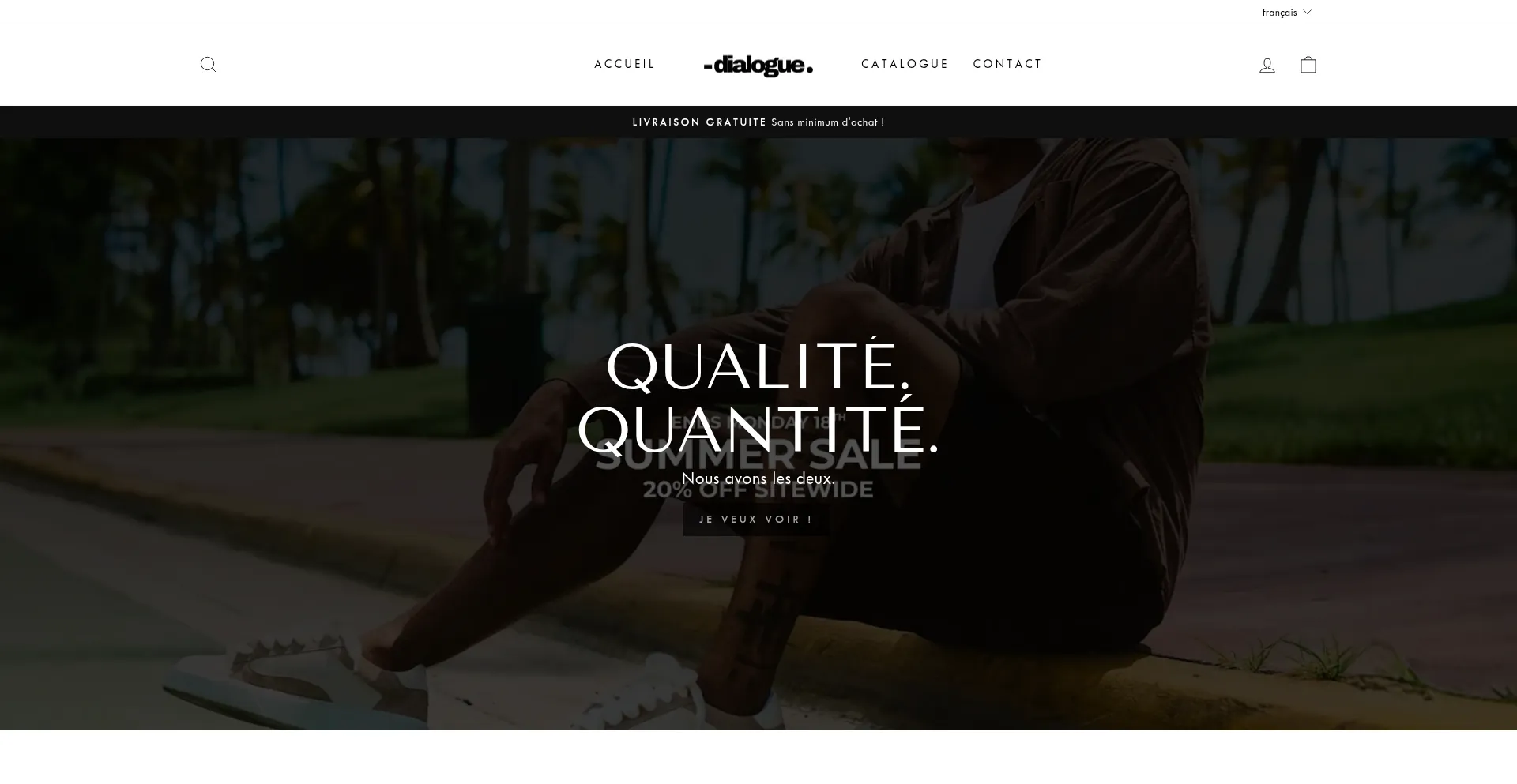 Website screenshot of Dialogue-eu.com