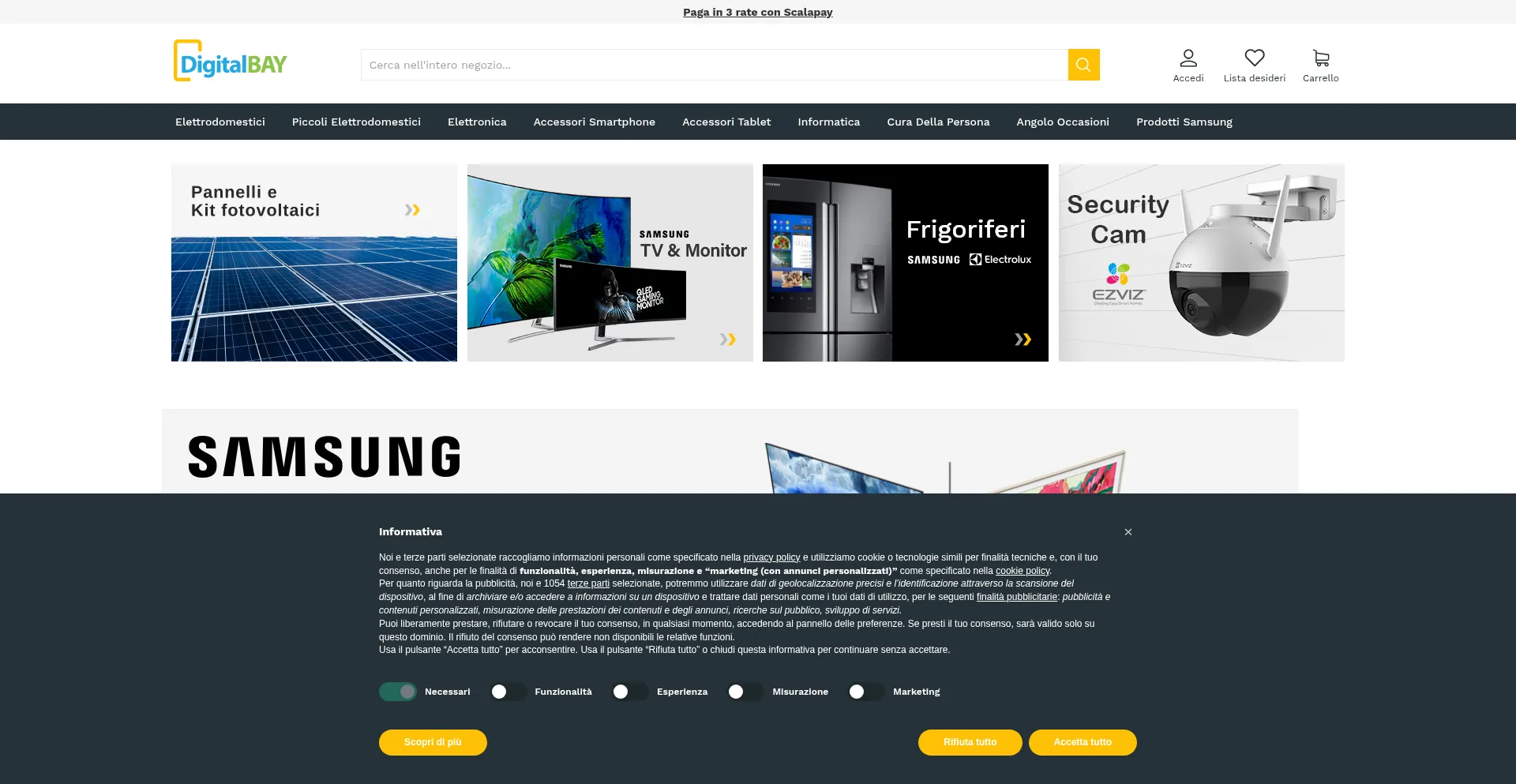 Digitalbayshop.it Screenshot