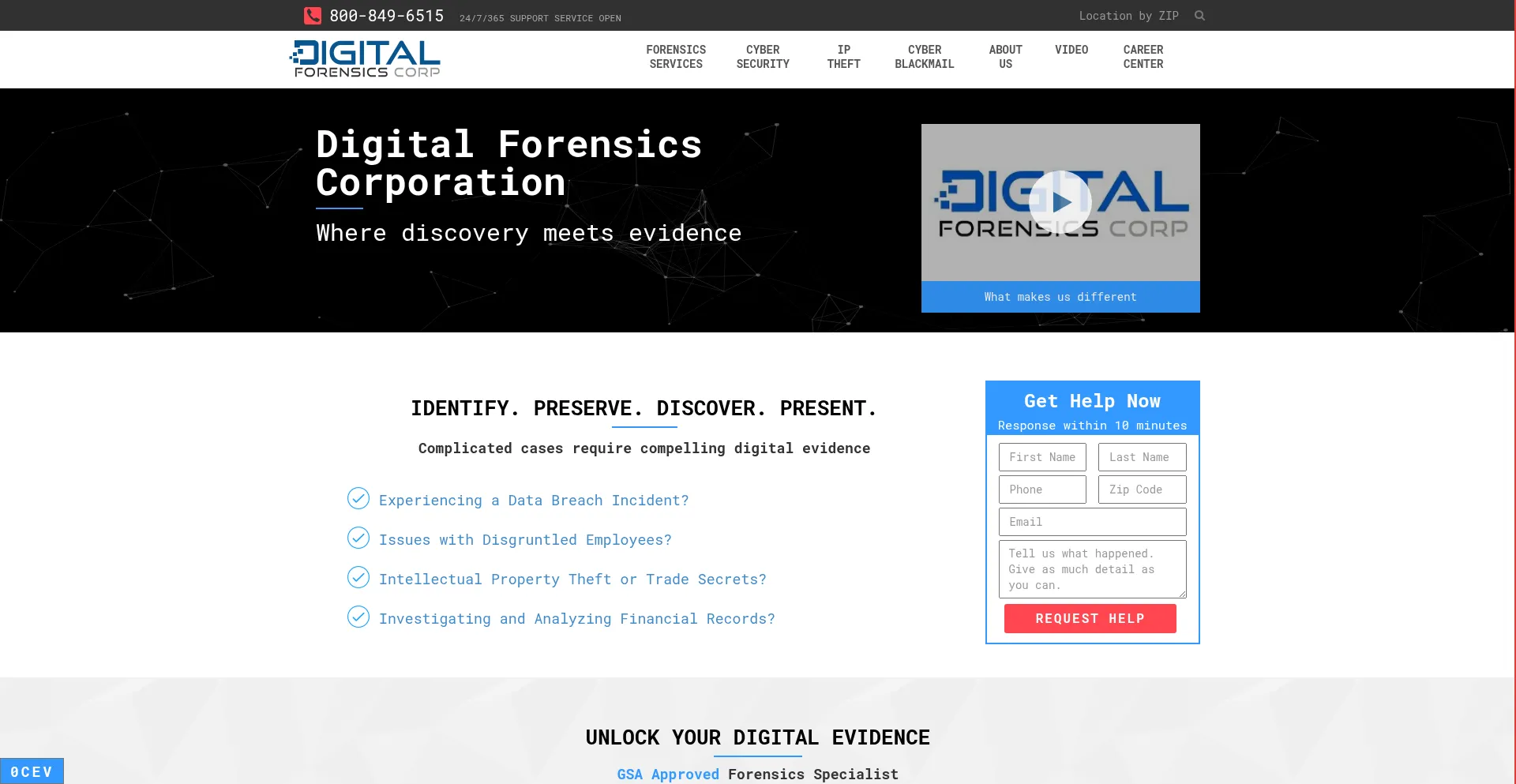 Digitalforensics.com Screenshot