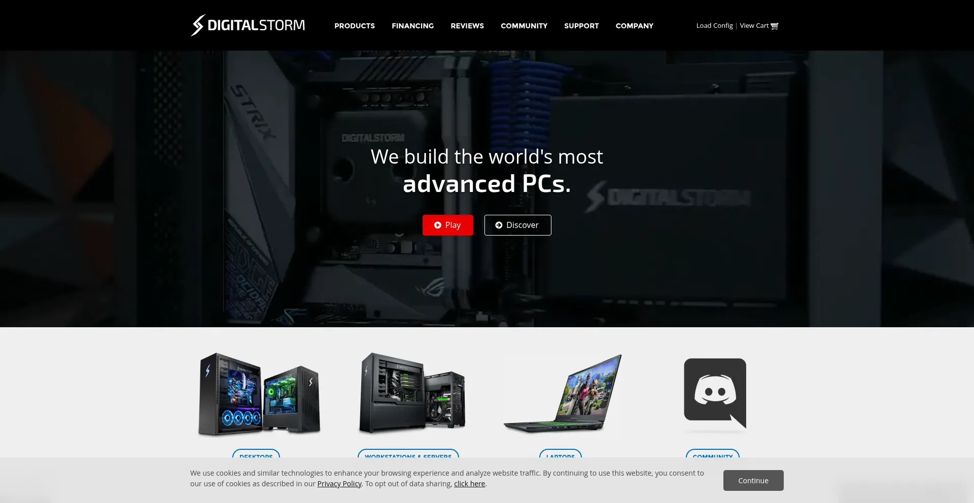 Digitalstorm.com Screenshot
