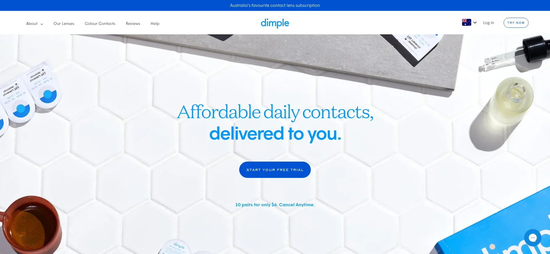 Dimplecontacts.com Screenshot