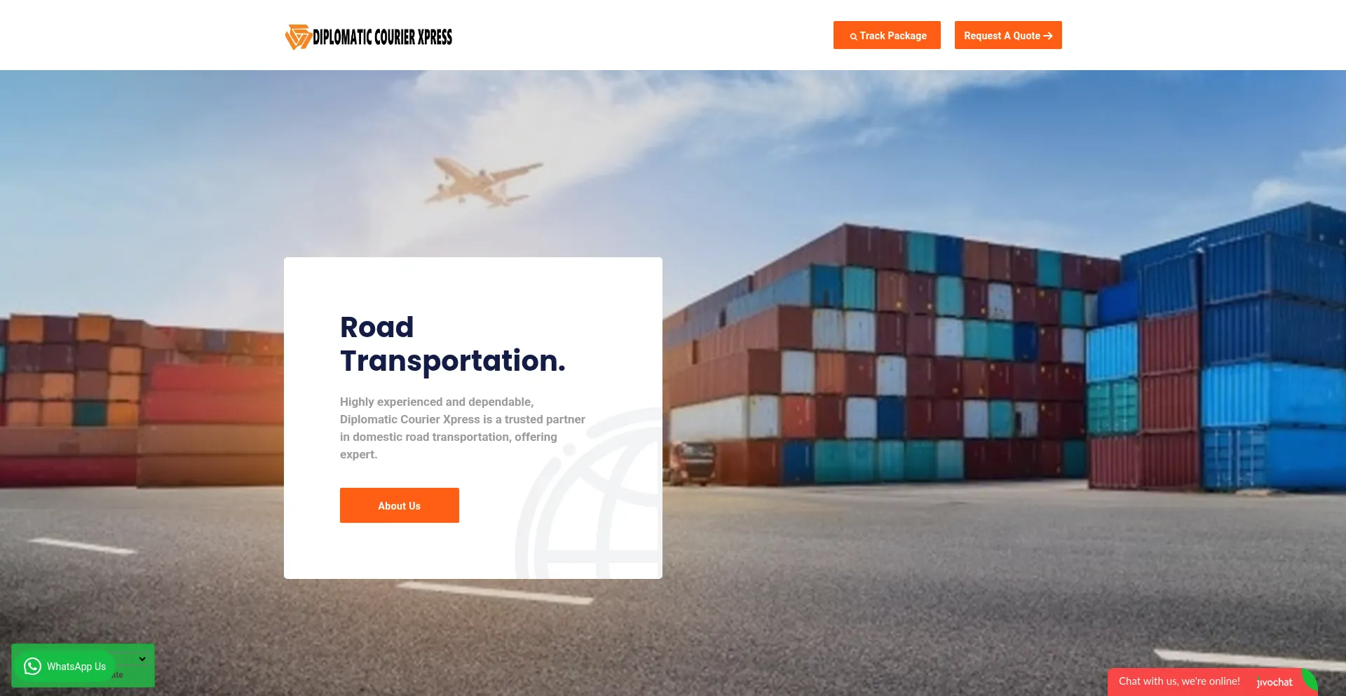 Website screenshot of Diplomaticcouxp.live
