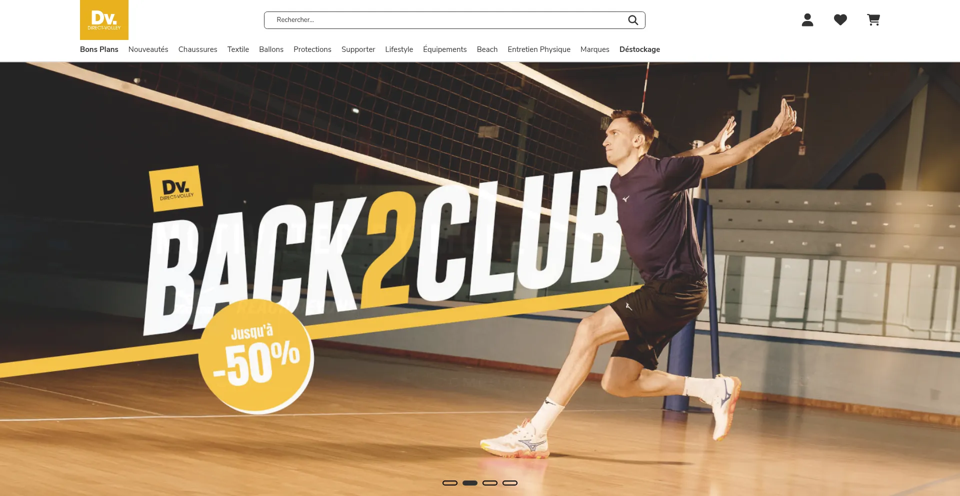 Direct-volley.fr Screenshot