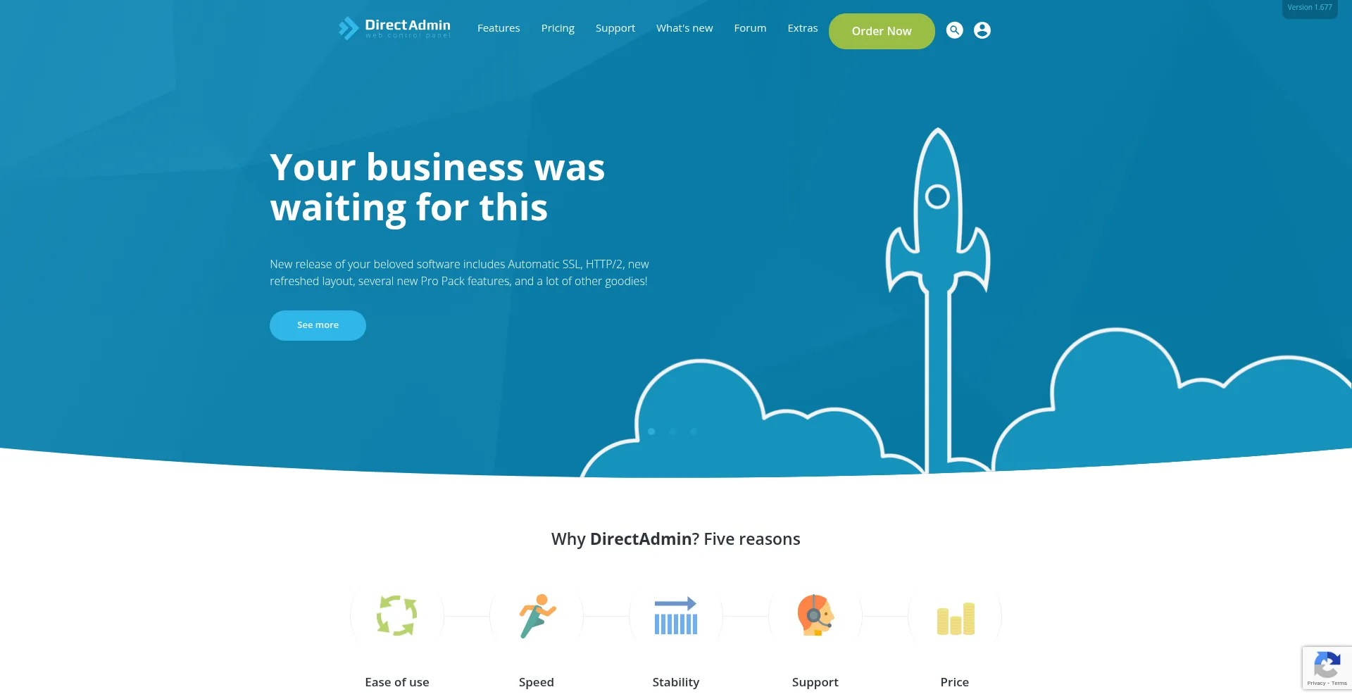 Directadmin.com Screenshot