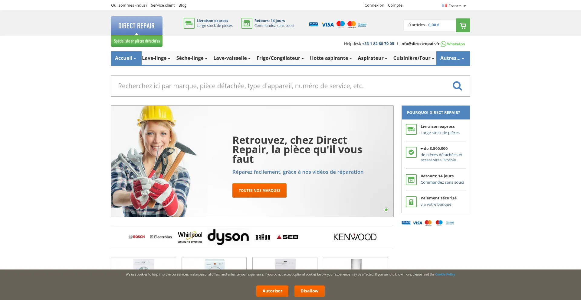 Directrepair.fr 安全可靠吗？
