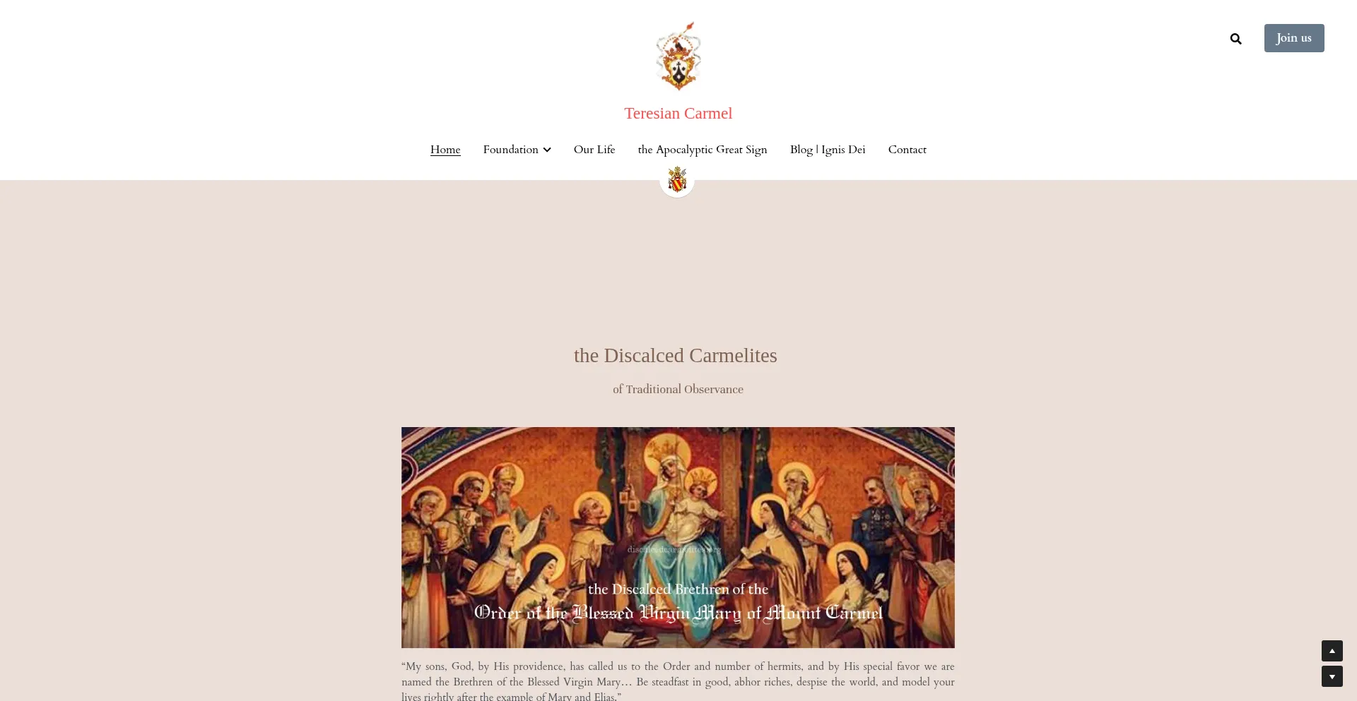 Discalcedcarmelites.org 安全可靠吗？