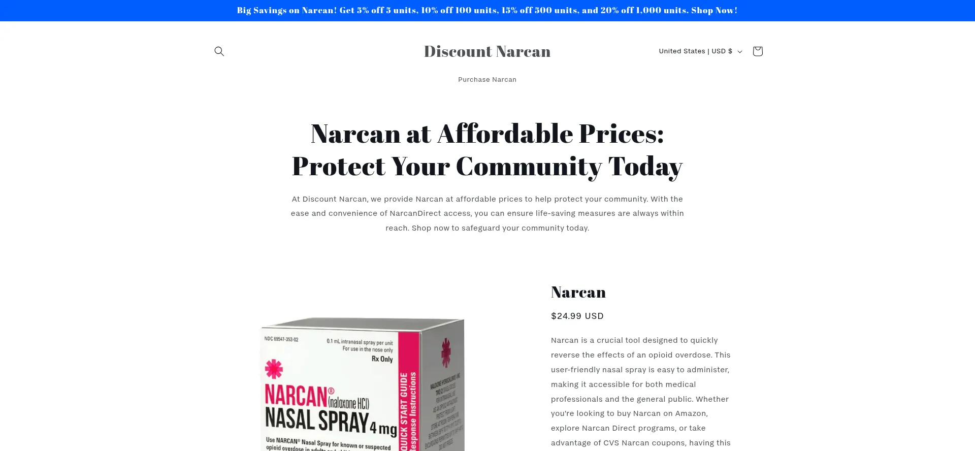 Discountnarcan.com