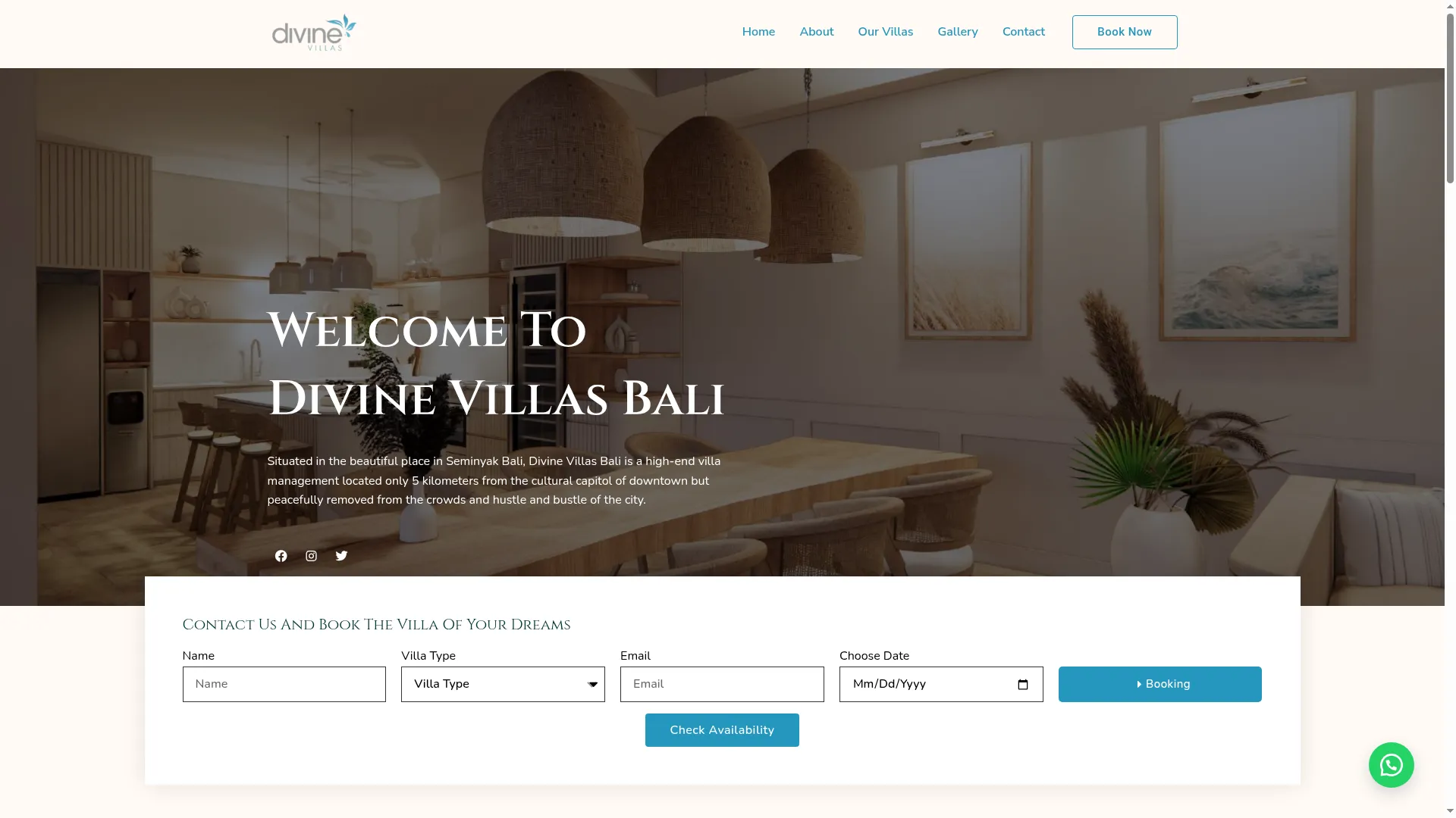Divinevillasbali.com