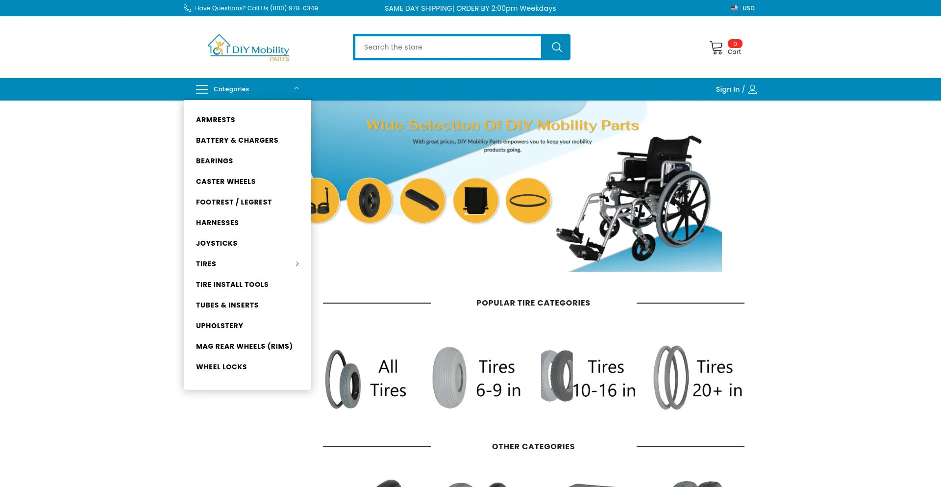 Diymobilityparts.com 安全可靠吗？