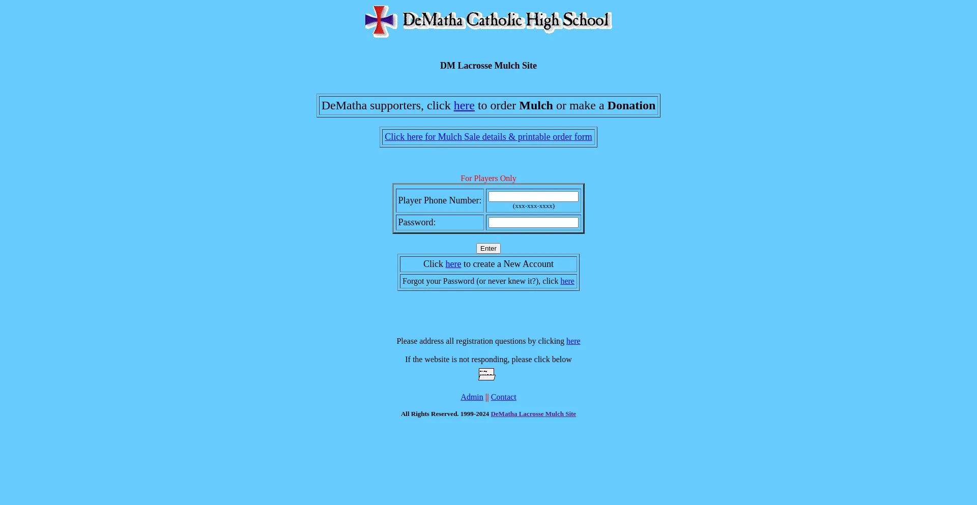 Website screenshot of Dmlax.hopto.org
