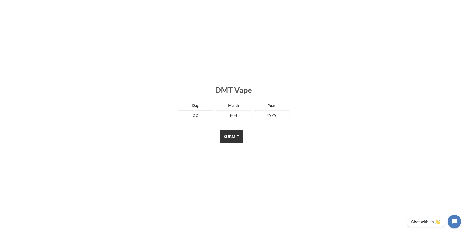 Website screenshot of Dmtvapepen.org