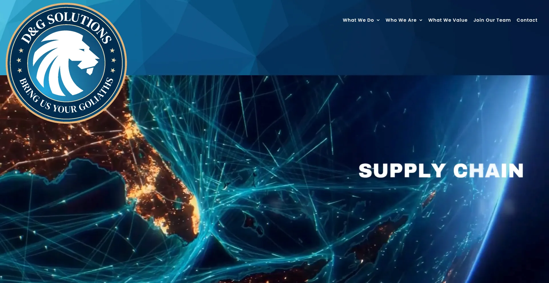 Website screenshot of Dngsolutions.com