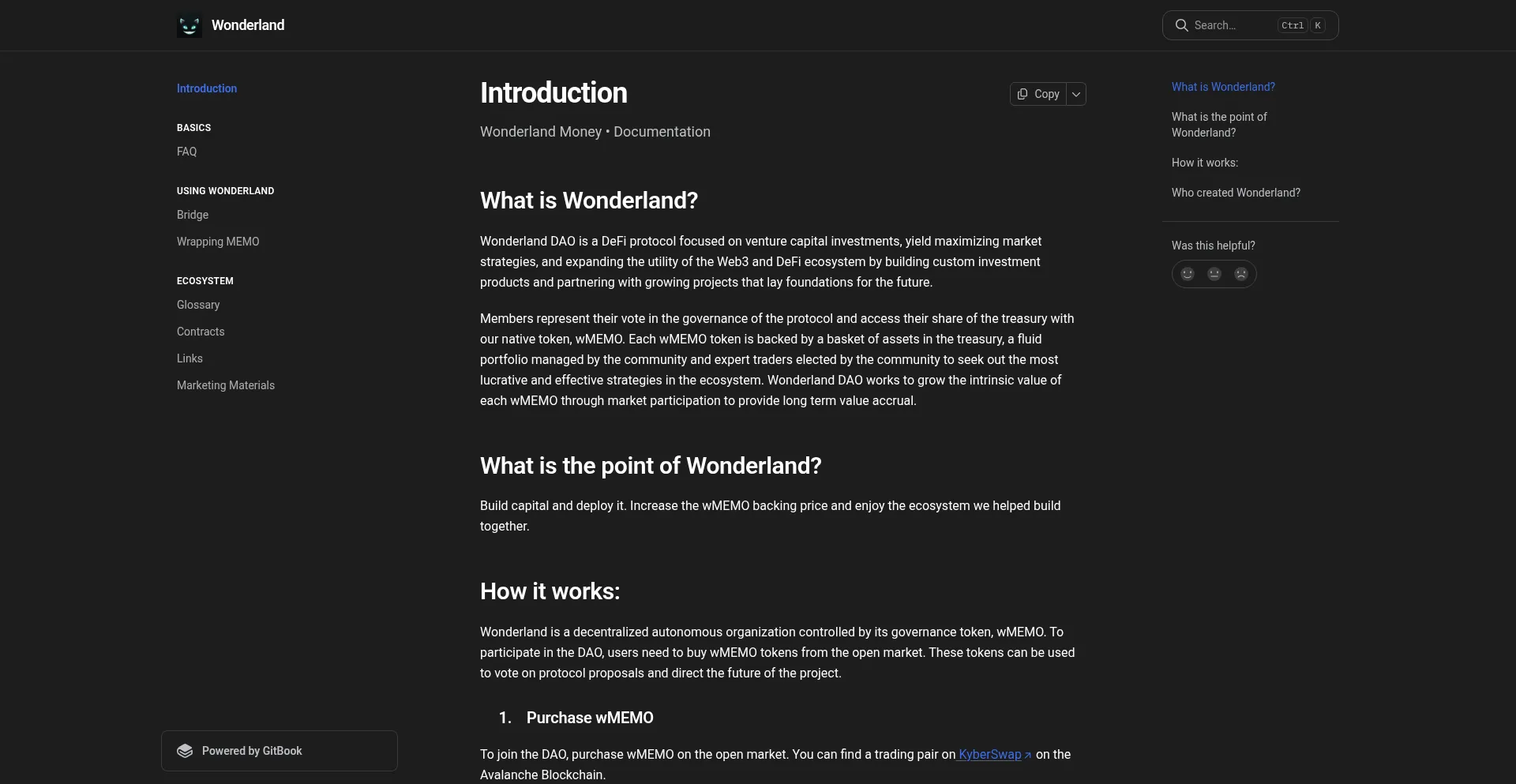 Docs.wonderland.money