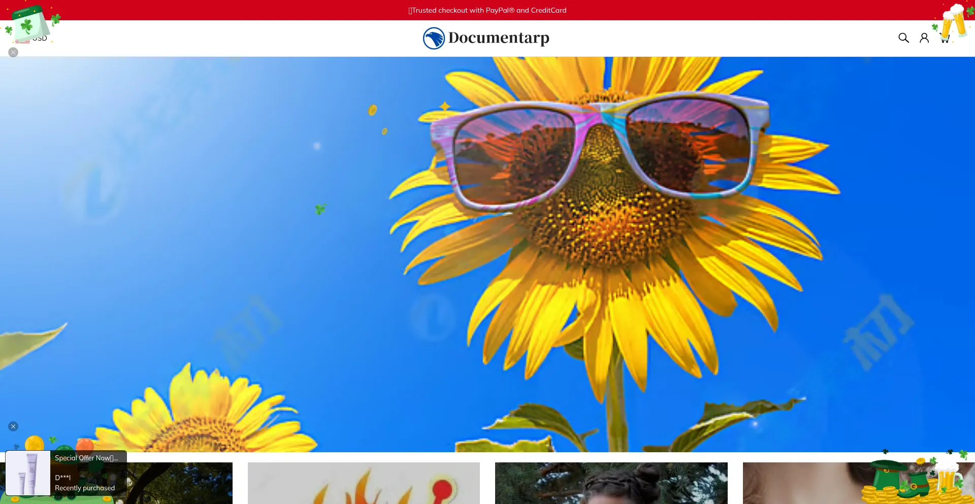 Website screenshot of Documentarp.com