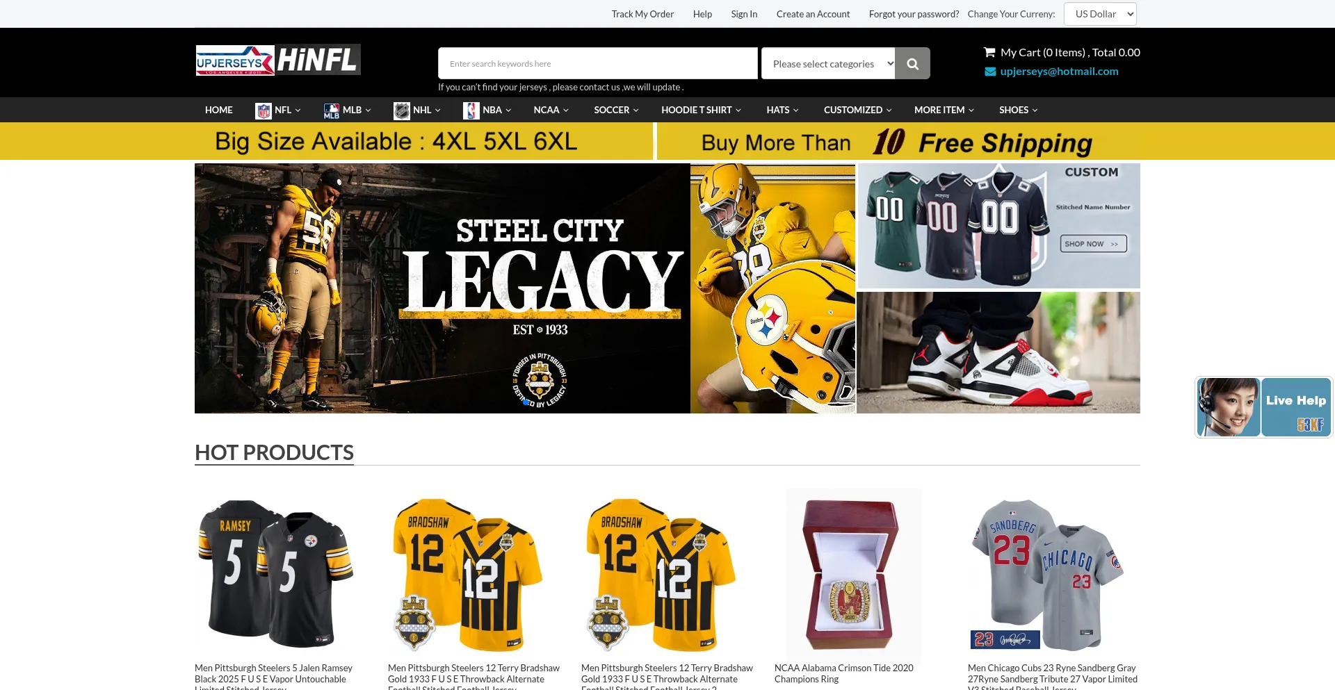 Dojerseys.com Screenshot