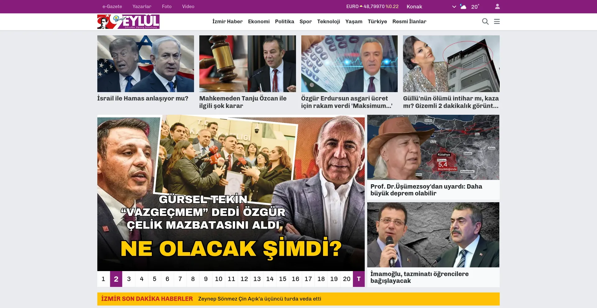 Dokuzeylul.com Screenshot