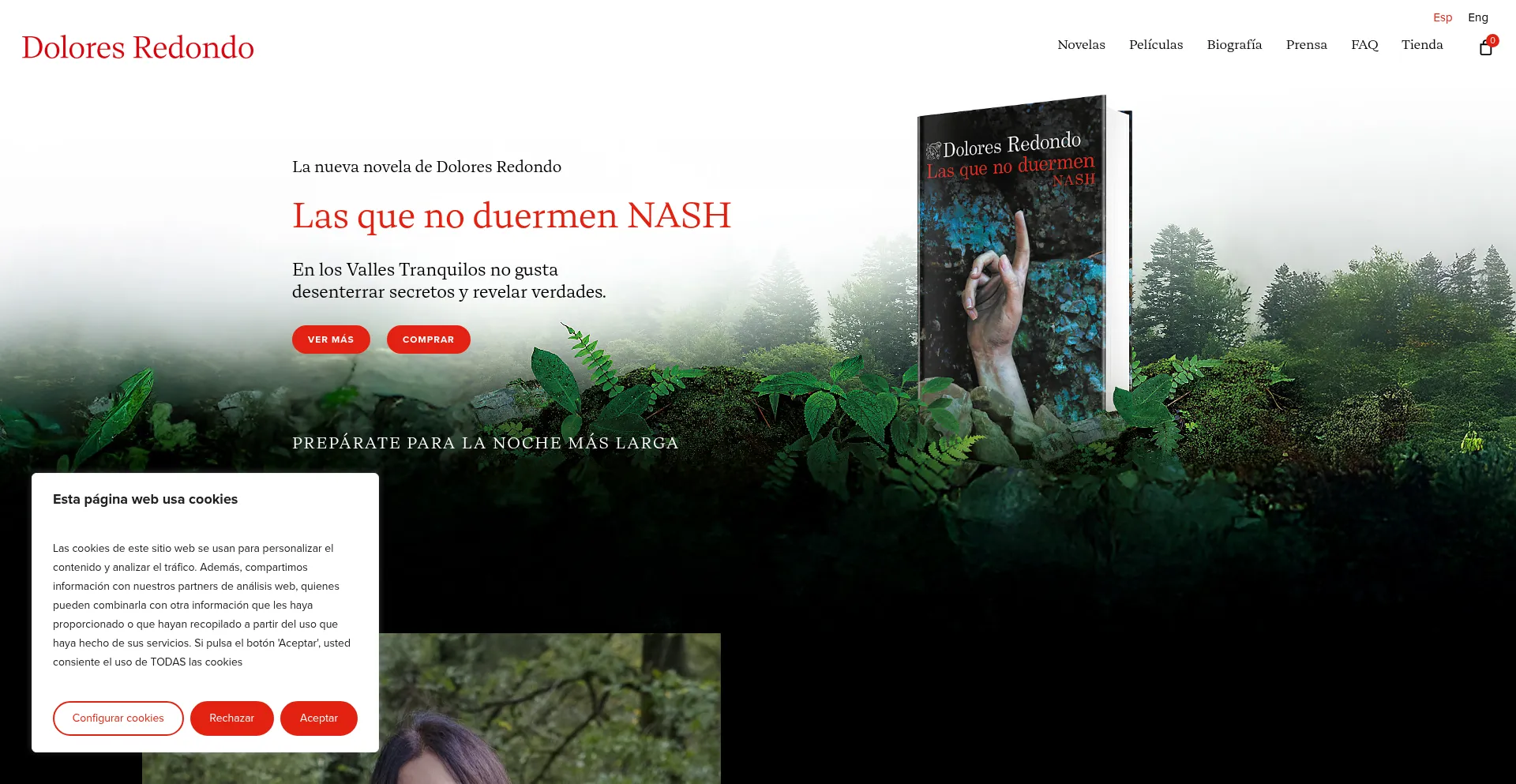 Website screenshot of Doloresredondo.com