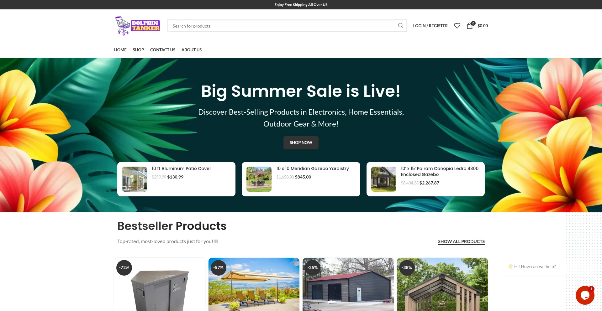 Dolphintunker.com Screenshot