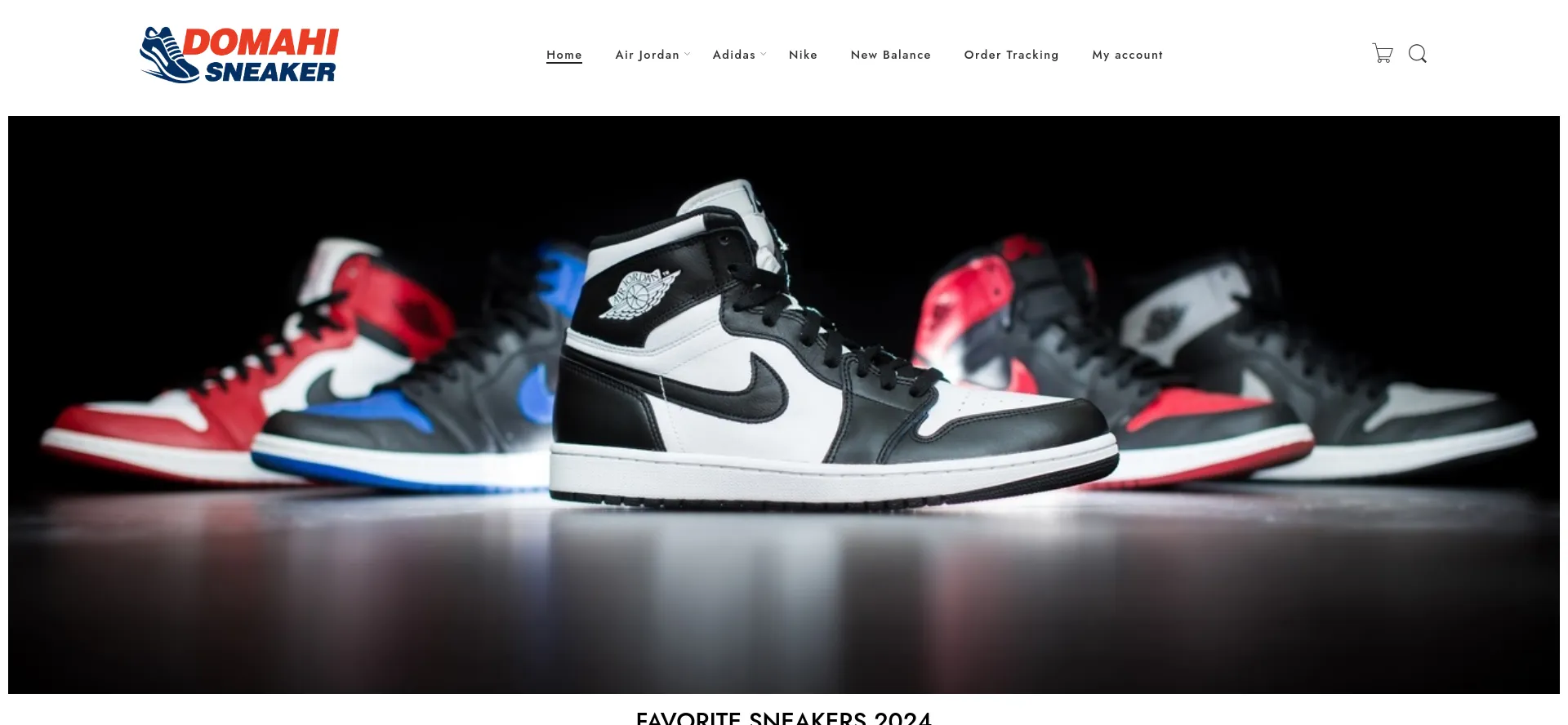 Website screenshot of Domahi.store