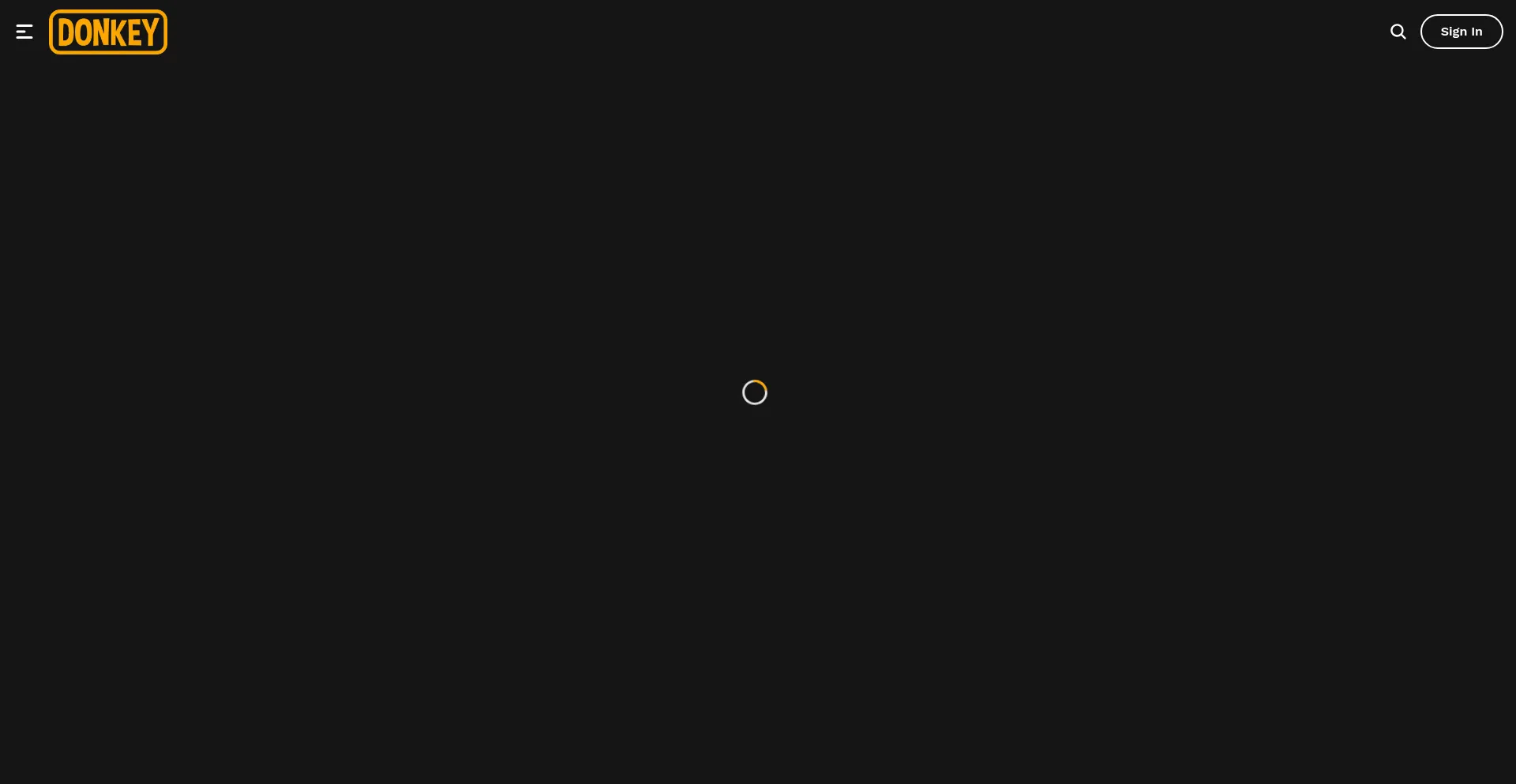 Website screenshot of Donkey.to