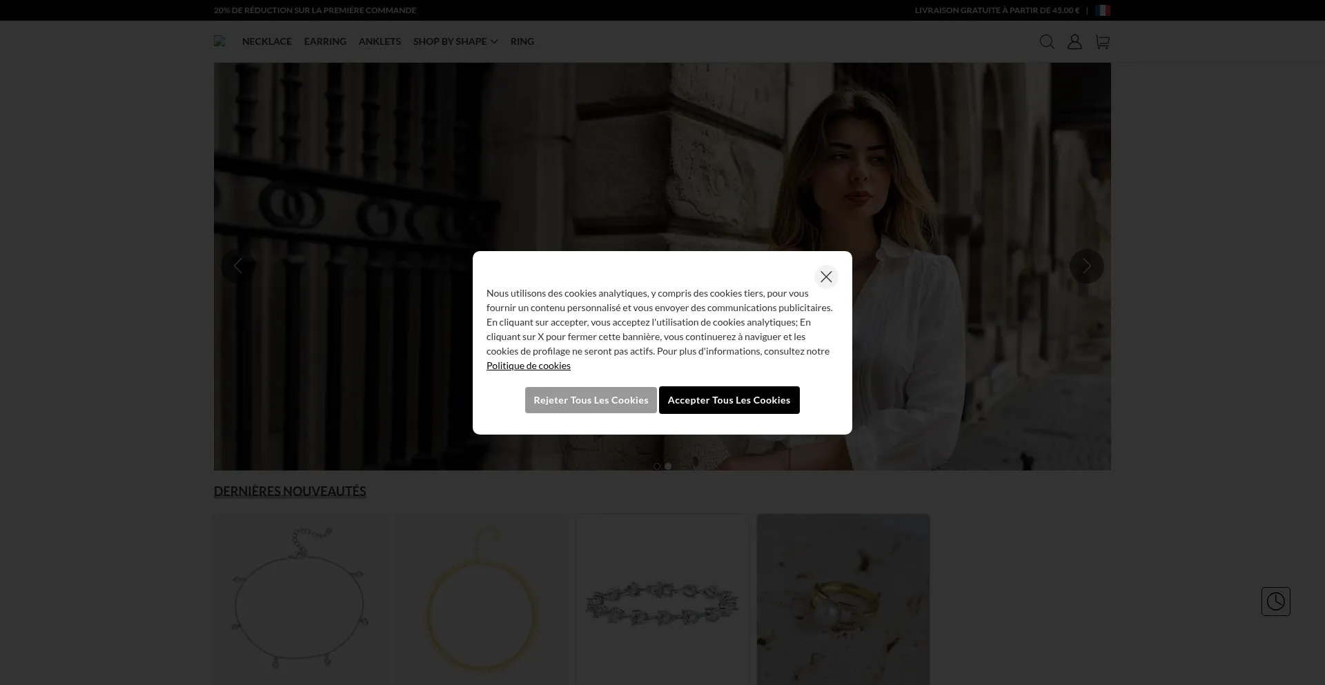Website screenshot of Donnaedres.shop