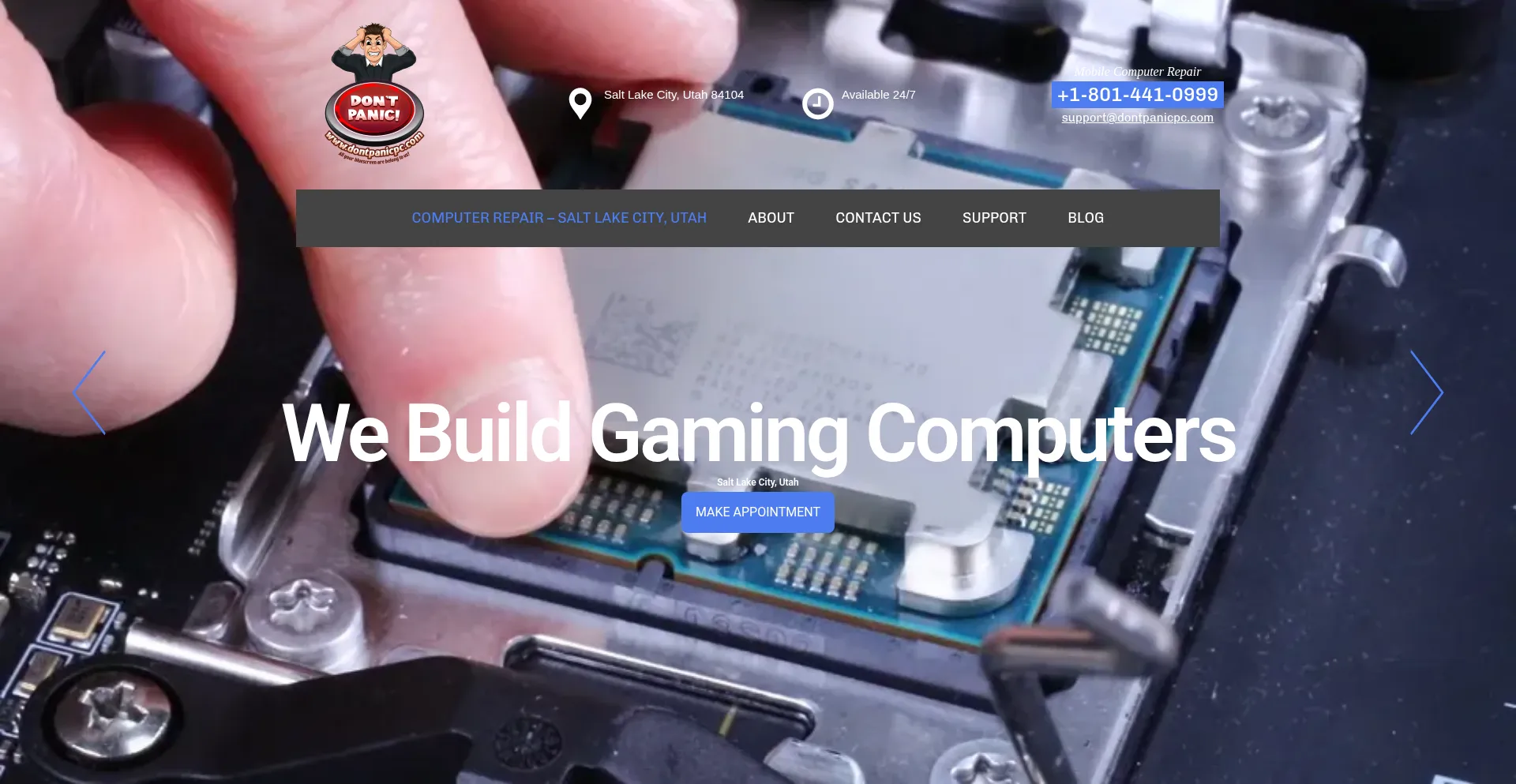 Dontpanicpc.com Screenshot