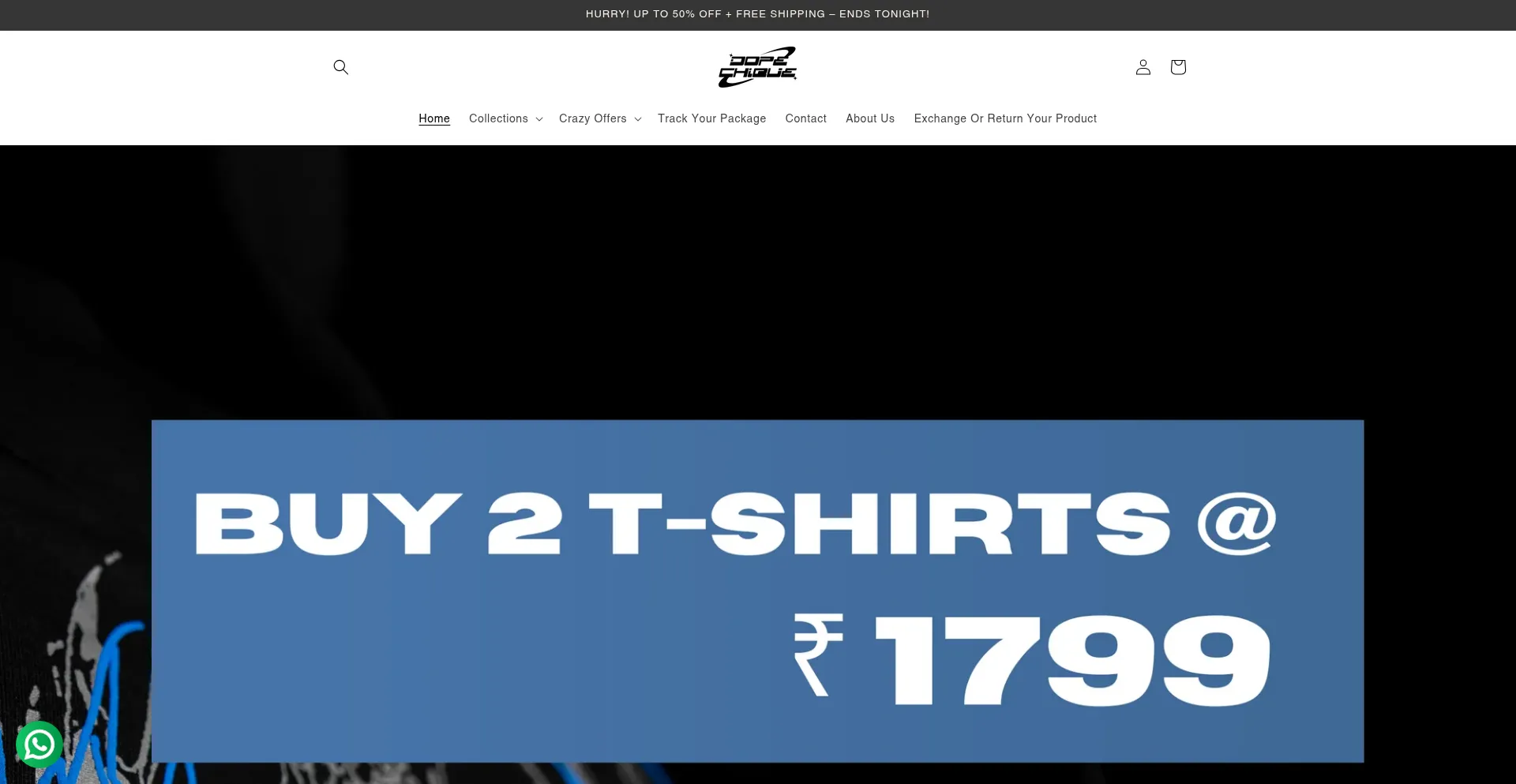 Website screenshot of Dopechique.com