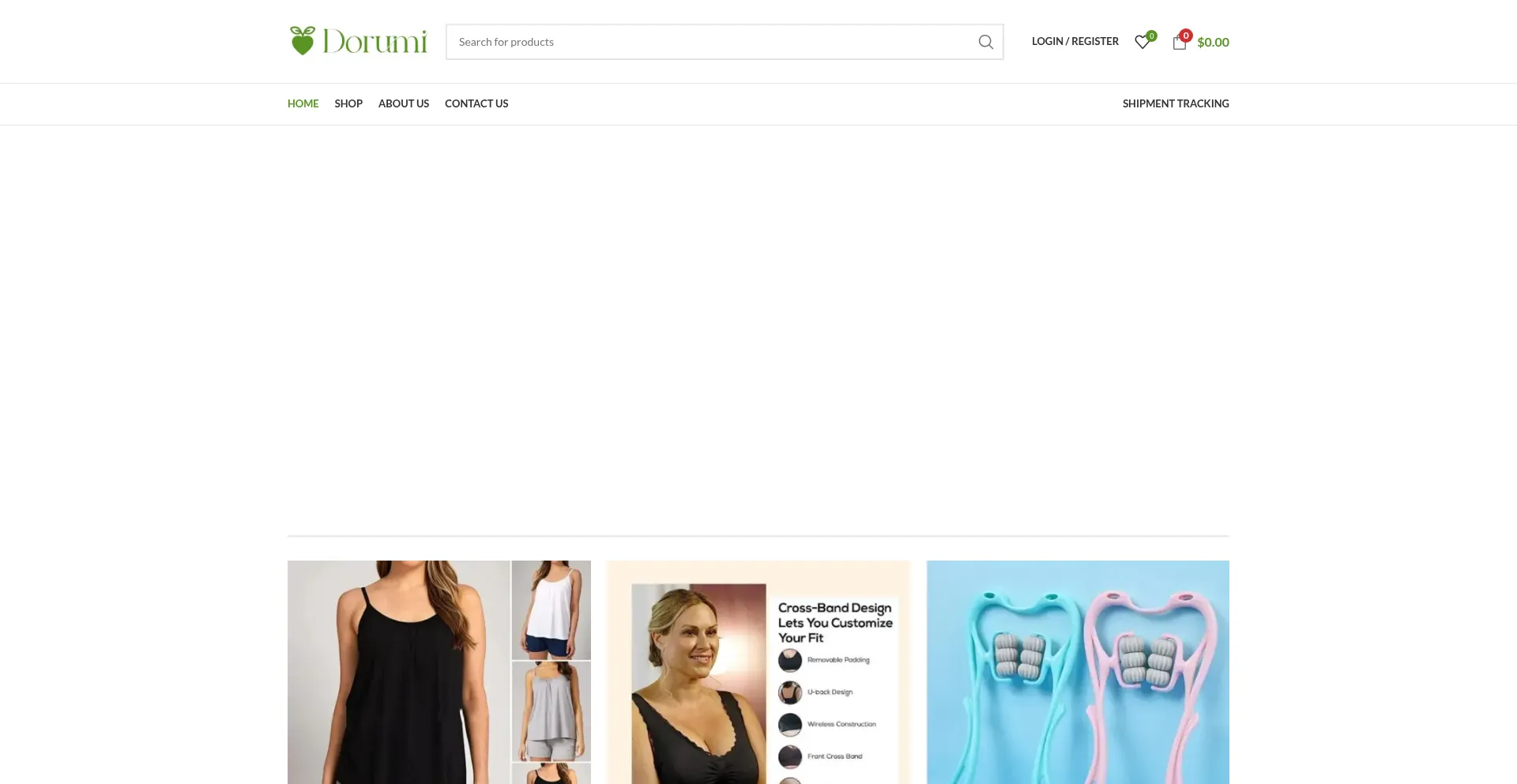Website screenshot of Dorumi.co