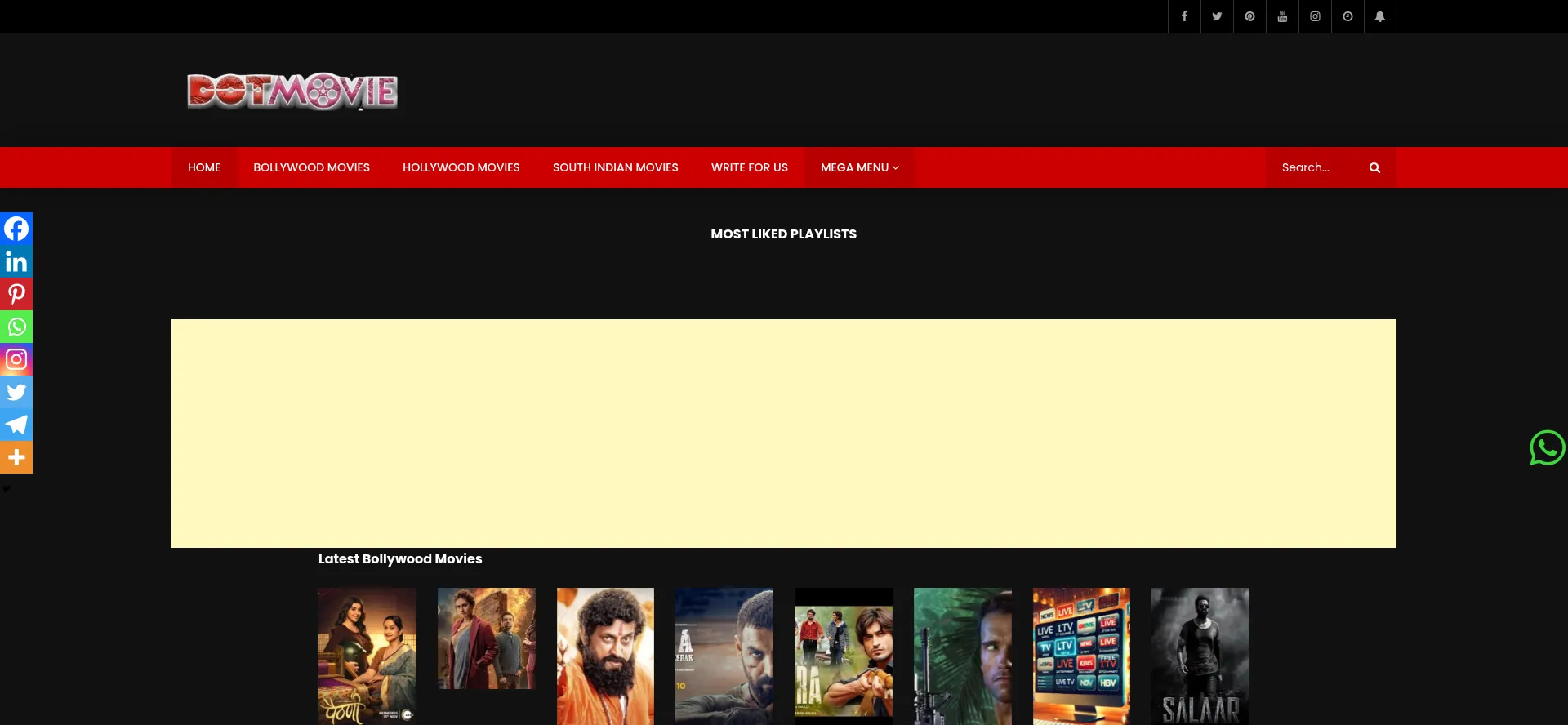 Dotmovie.com.in Screenshot