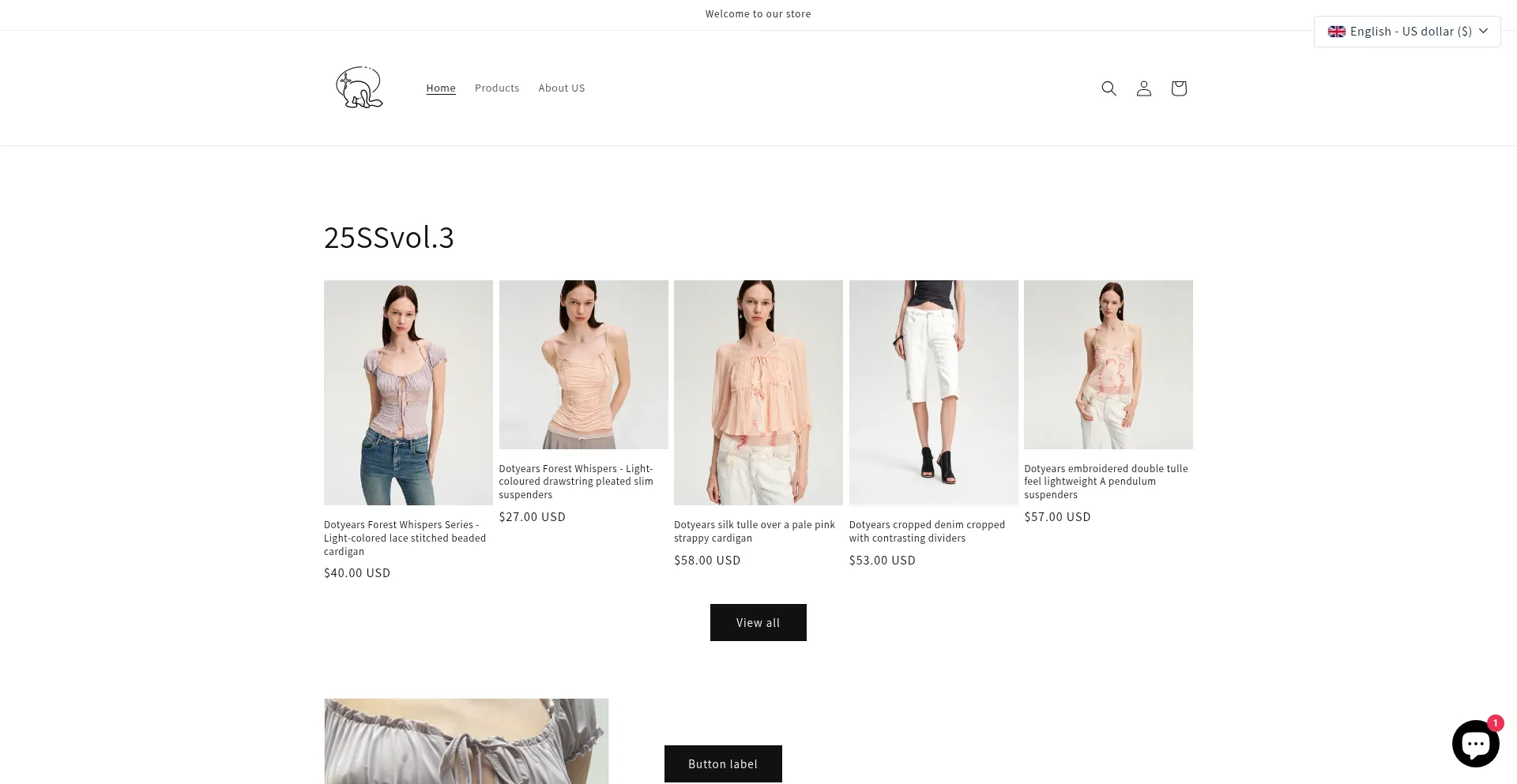 Website screenshot of Dotyears.com