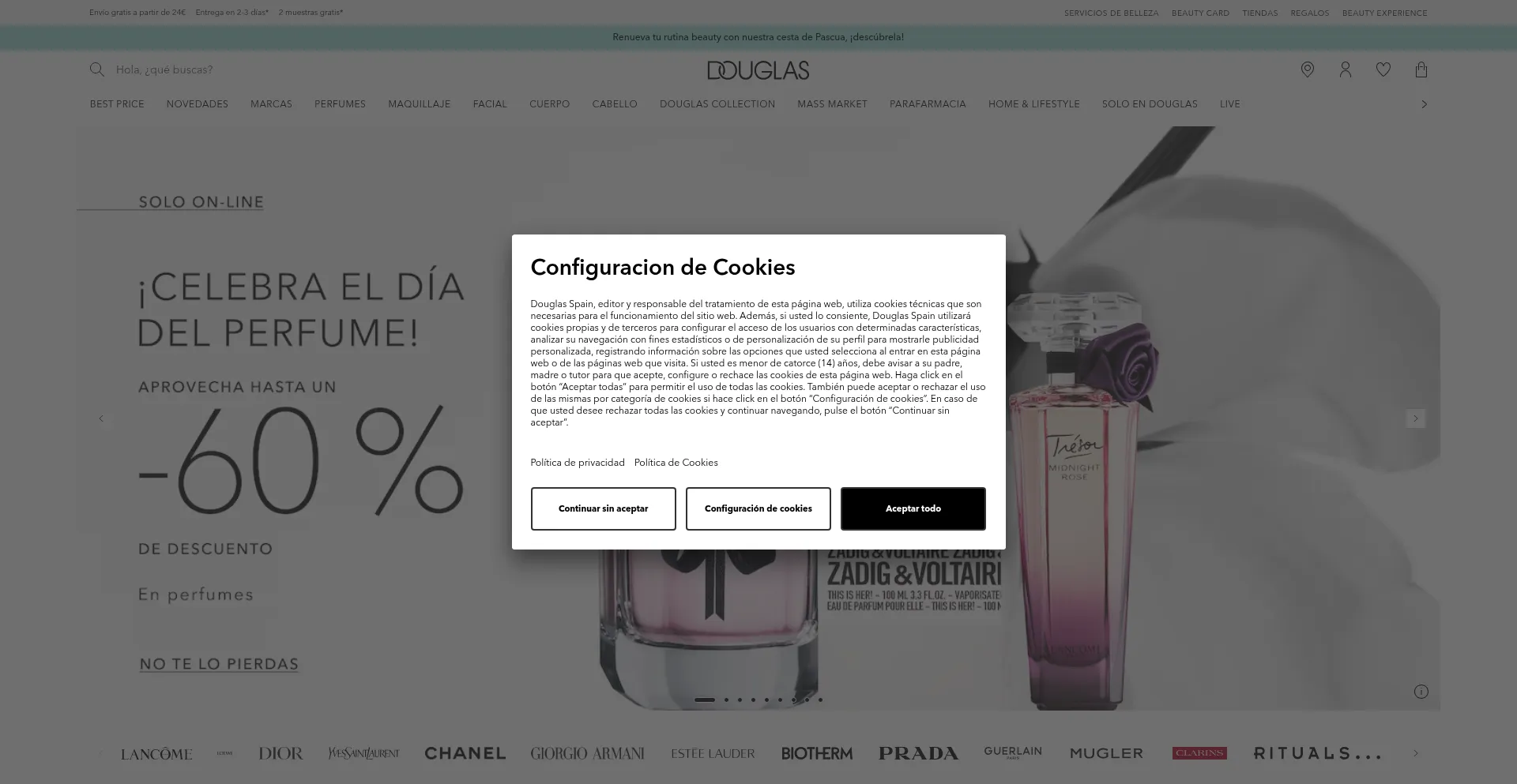 Douglas.es Screenshot